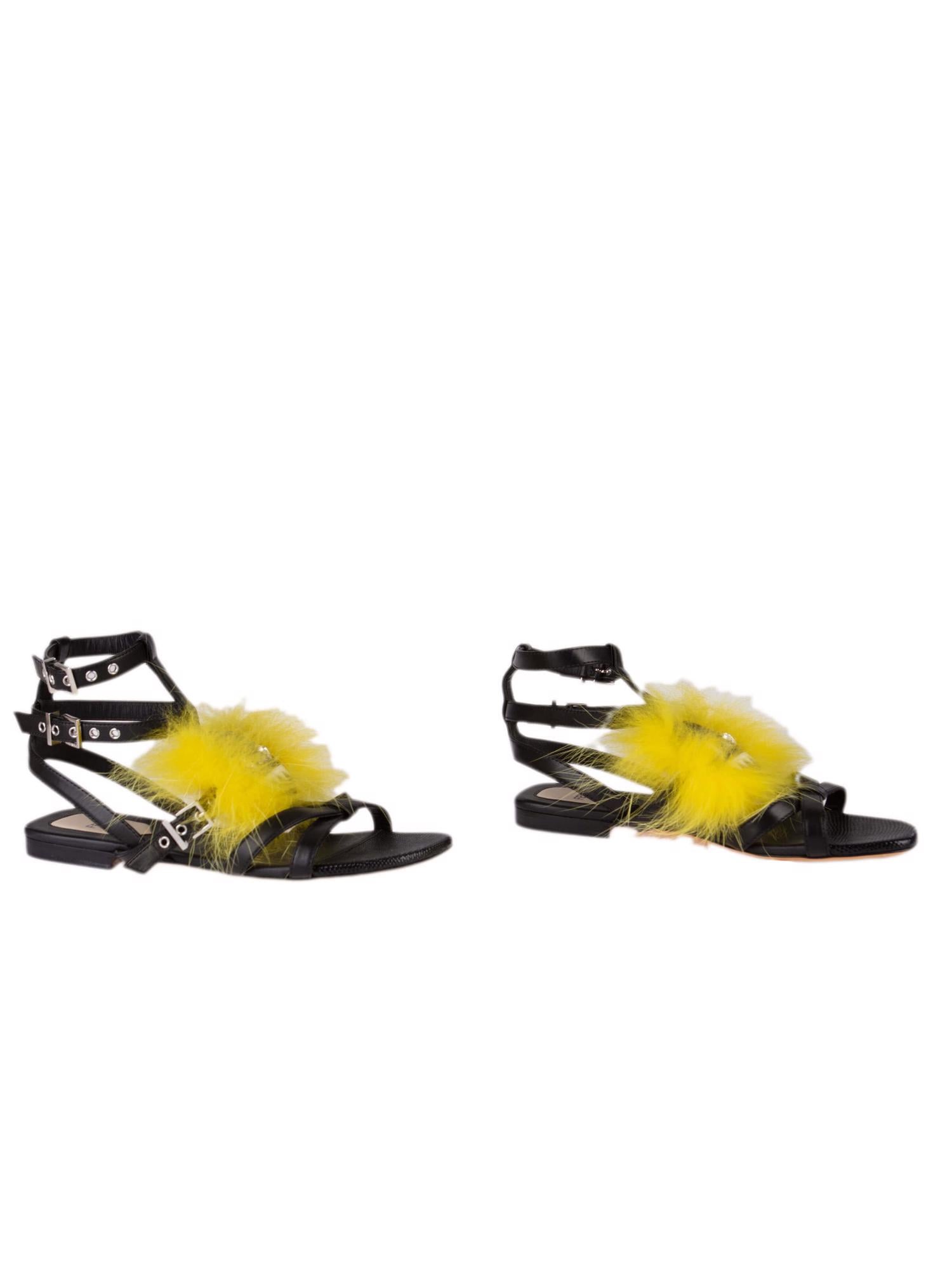 Bayan Siyah FENDI SANDALET
