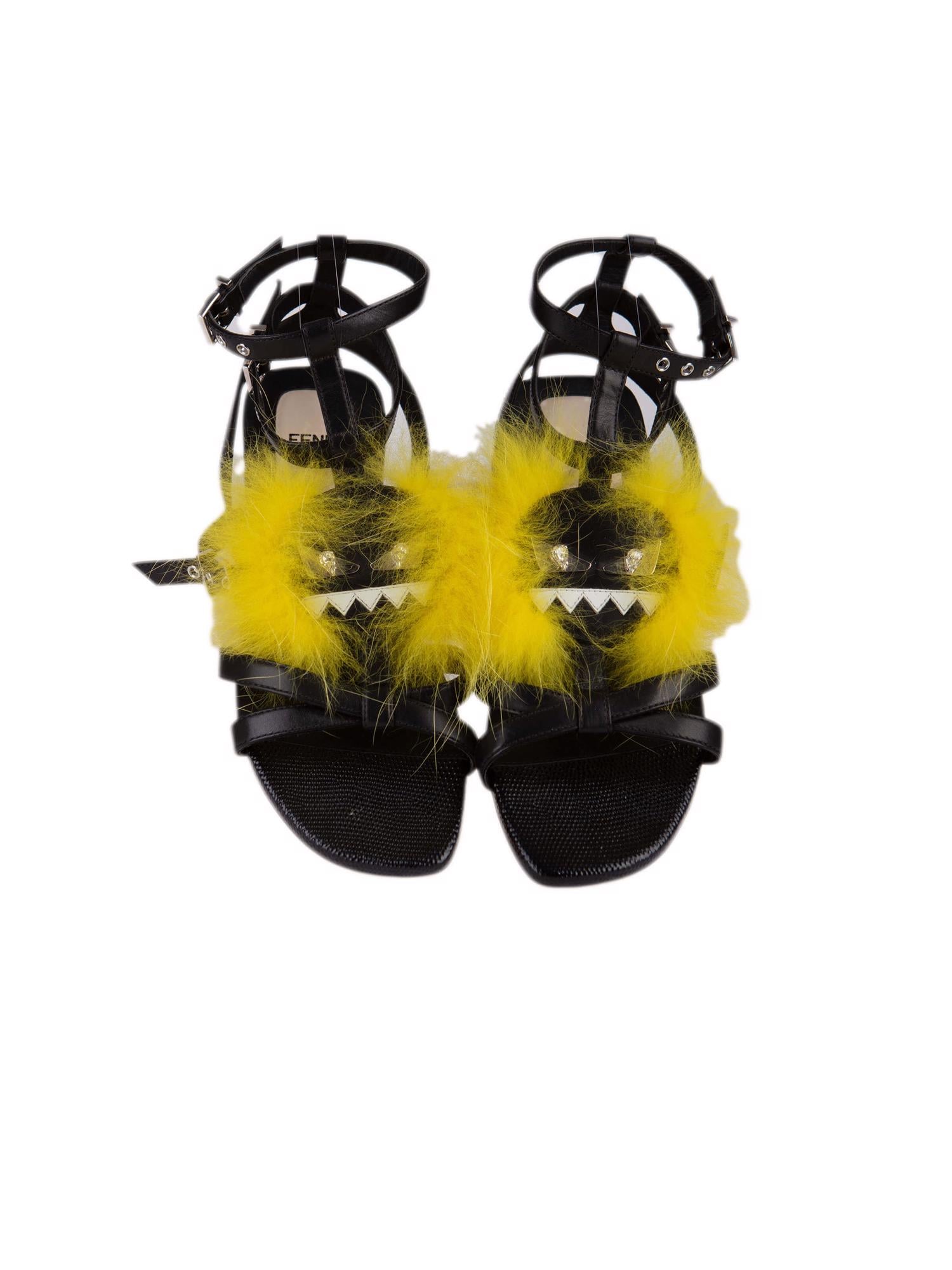 Bayan Siyah FENDI SANDALET