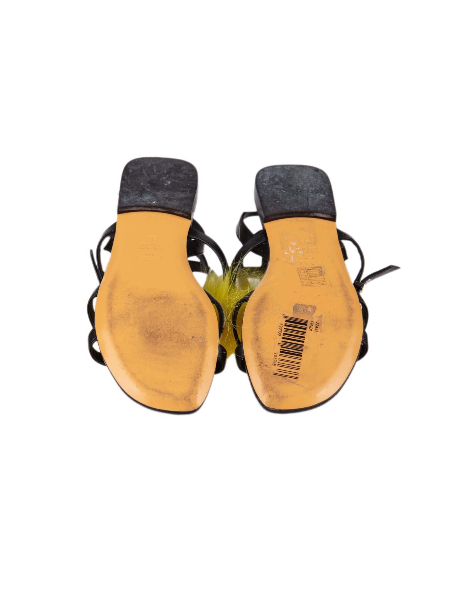 Bayan Siyah FENDI SANDALET