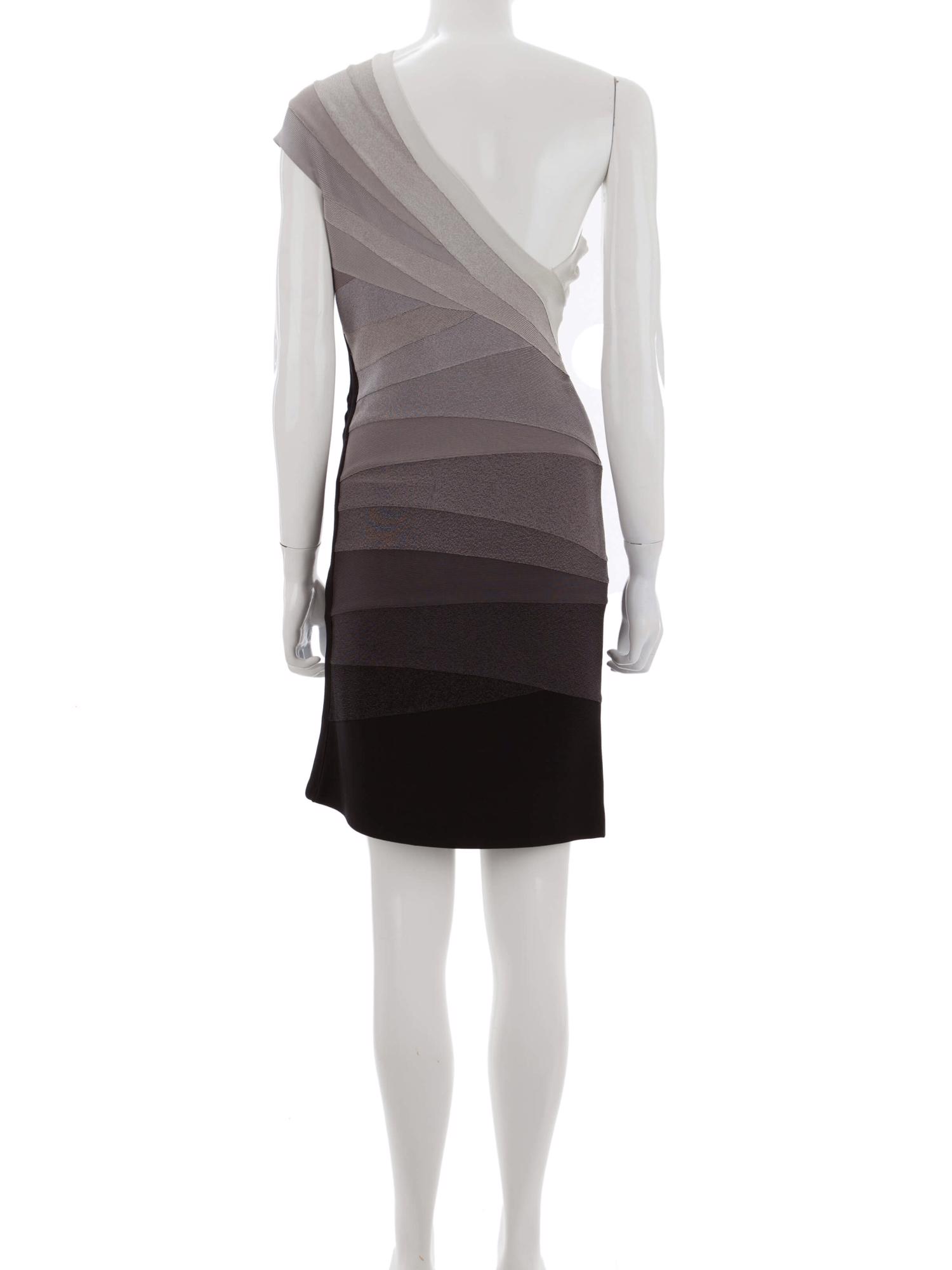 Bayan Gri HERVE LEGER ELBİSE