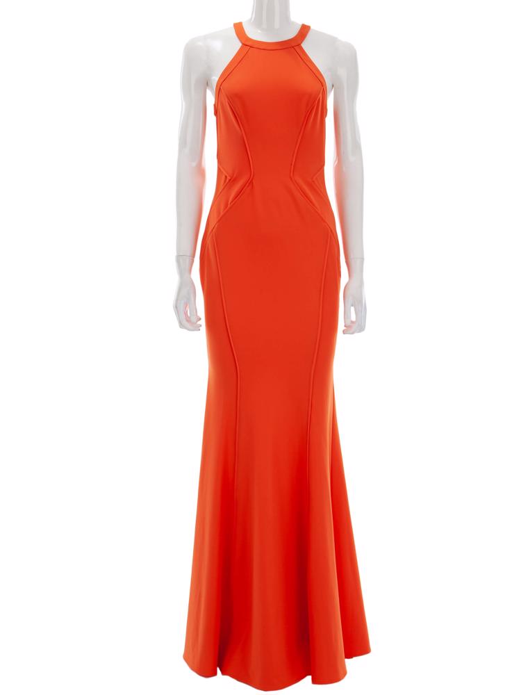 Bayan Turuncu ZAC BY ZAC POSEN ELBİSE