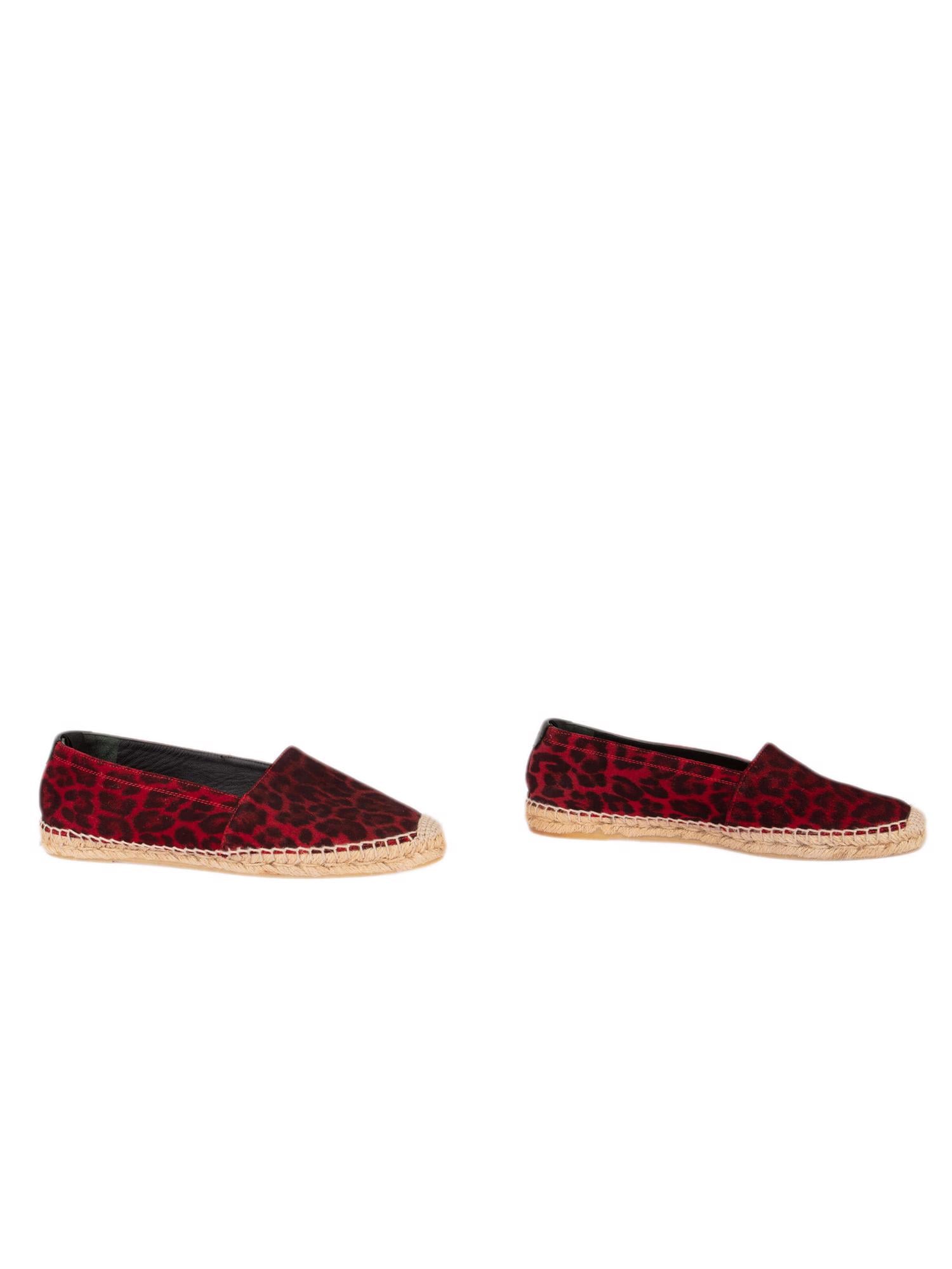 Bayan Kırmızı SAINT LAURENT ESPADRİL