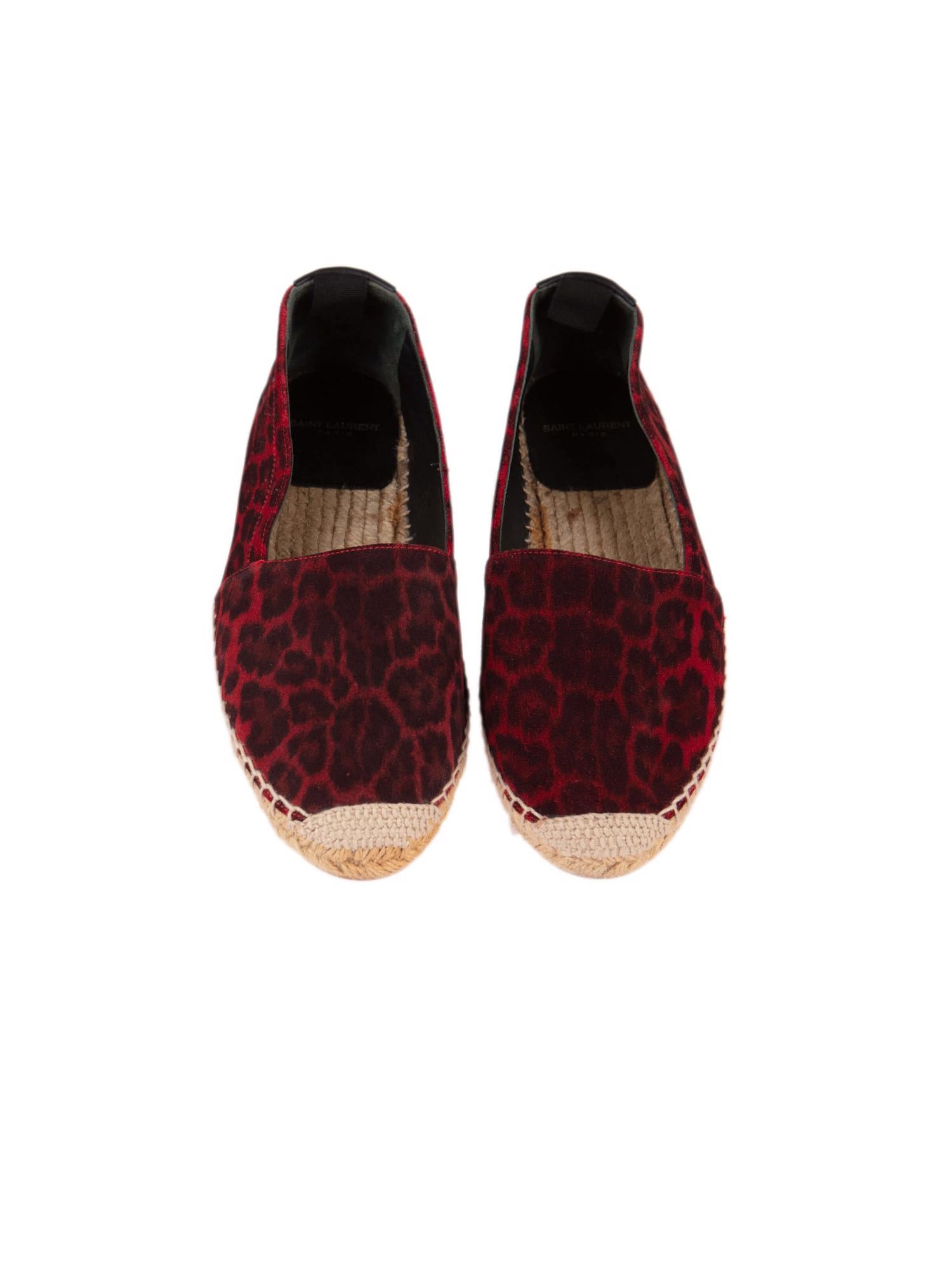 Bayan Kırmızı SAINT LAURENT ESPADRİL