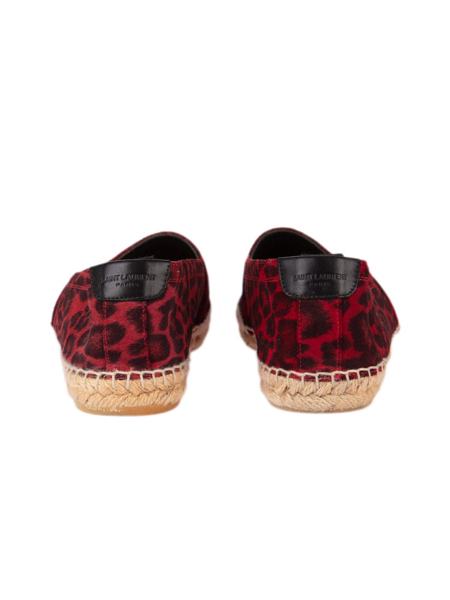 Bayan Kırmızı SAINT LAURENT ESPADRİL