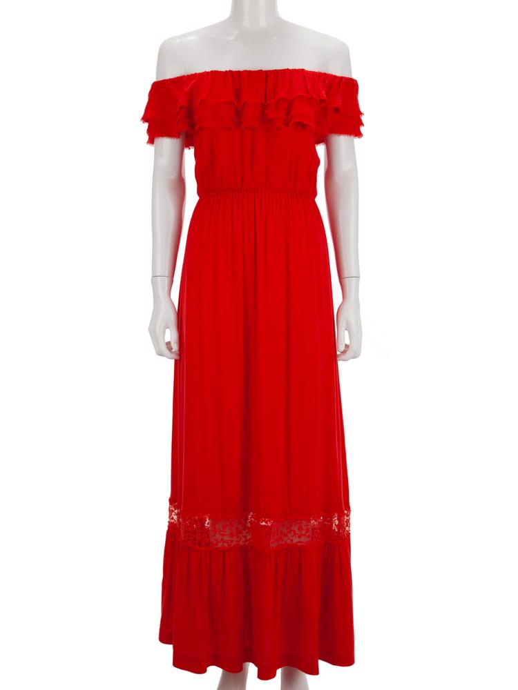 Bayan Kırmızı ALICE&OLIVIA ELBİSE
