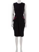 Bayan Lacivert VIONNET ELBİSE