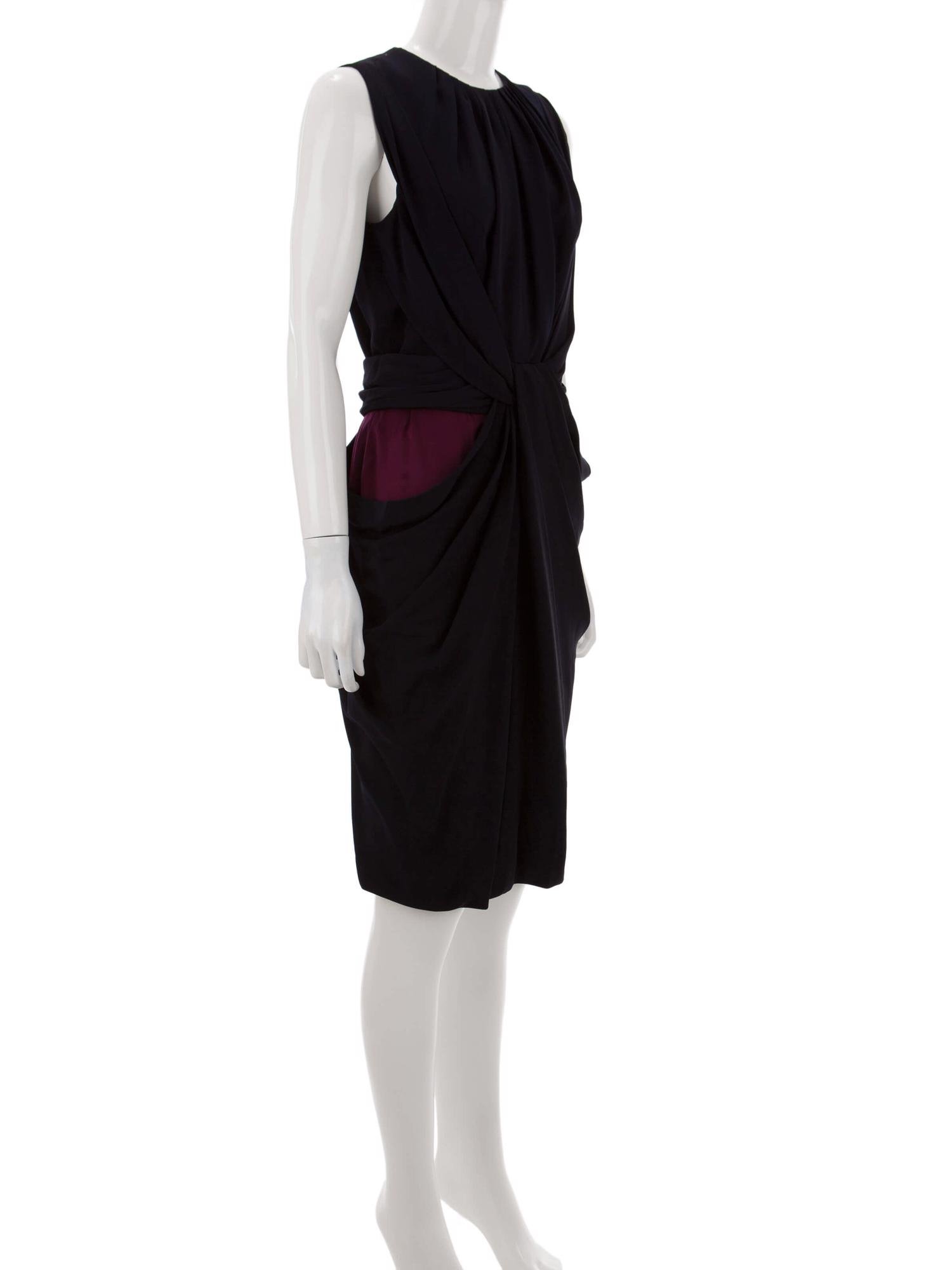 Bayan Lacivert VIONNET ELBİSE