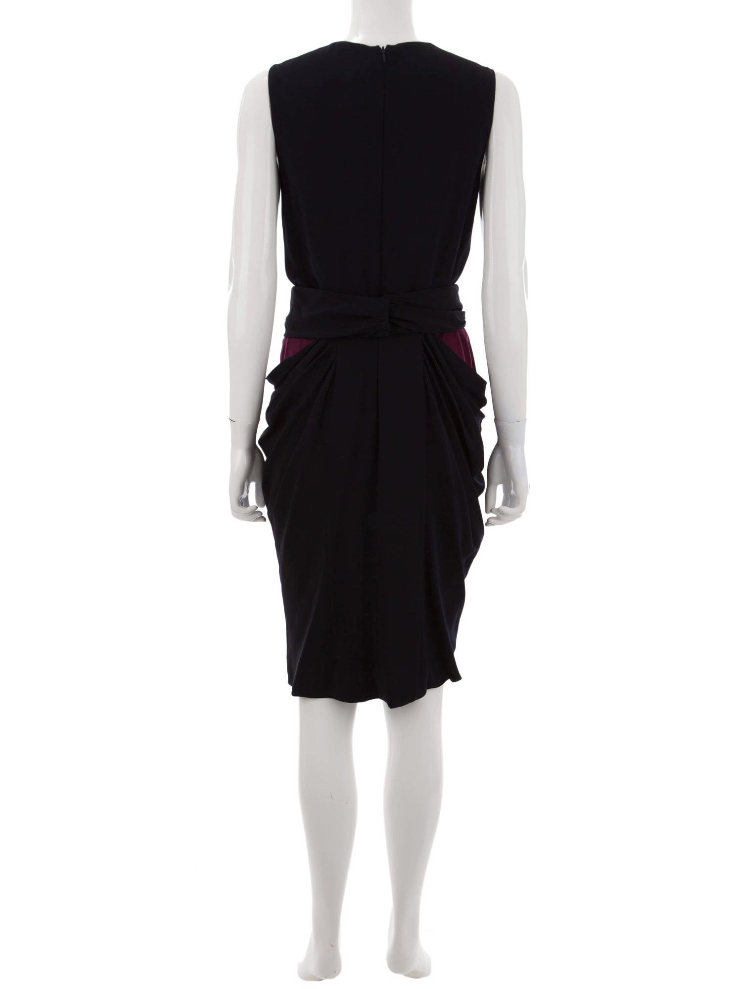 Bayan Lacivert VIONNET ELBİSE