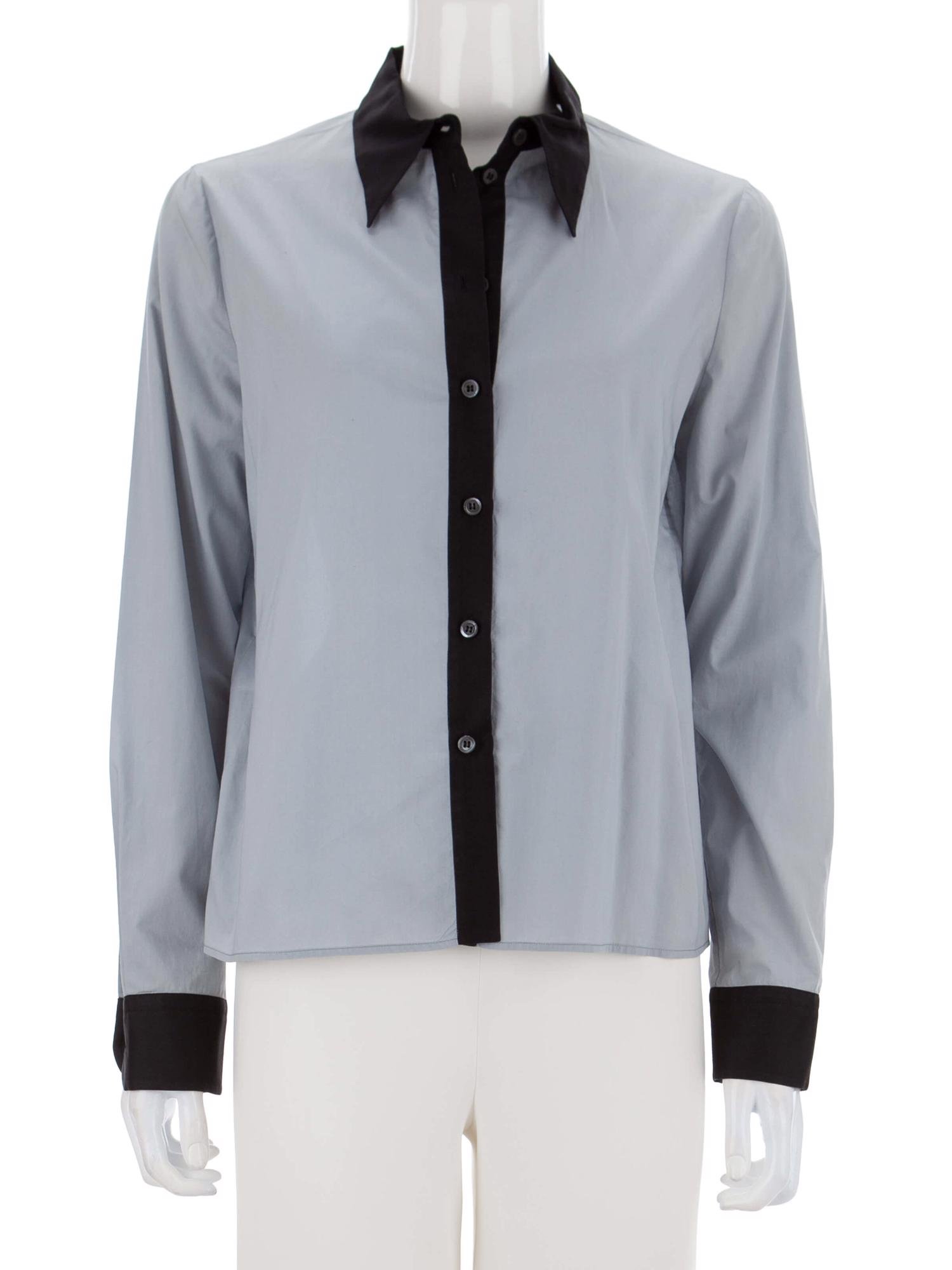 Bayan Gri PRADA GÖMLEK