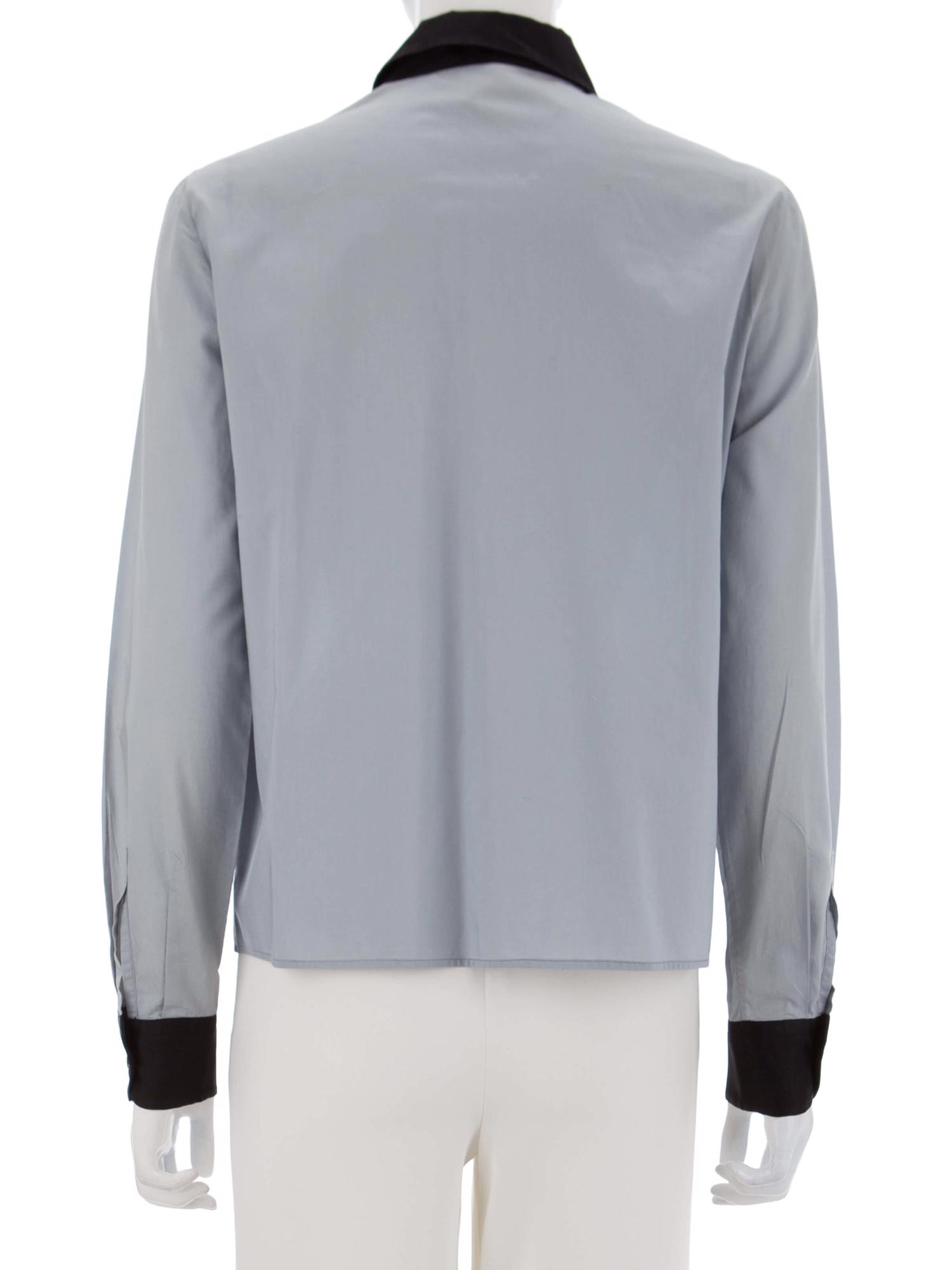 Bayan Gri PRADA GÖMLEK