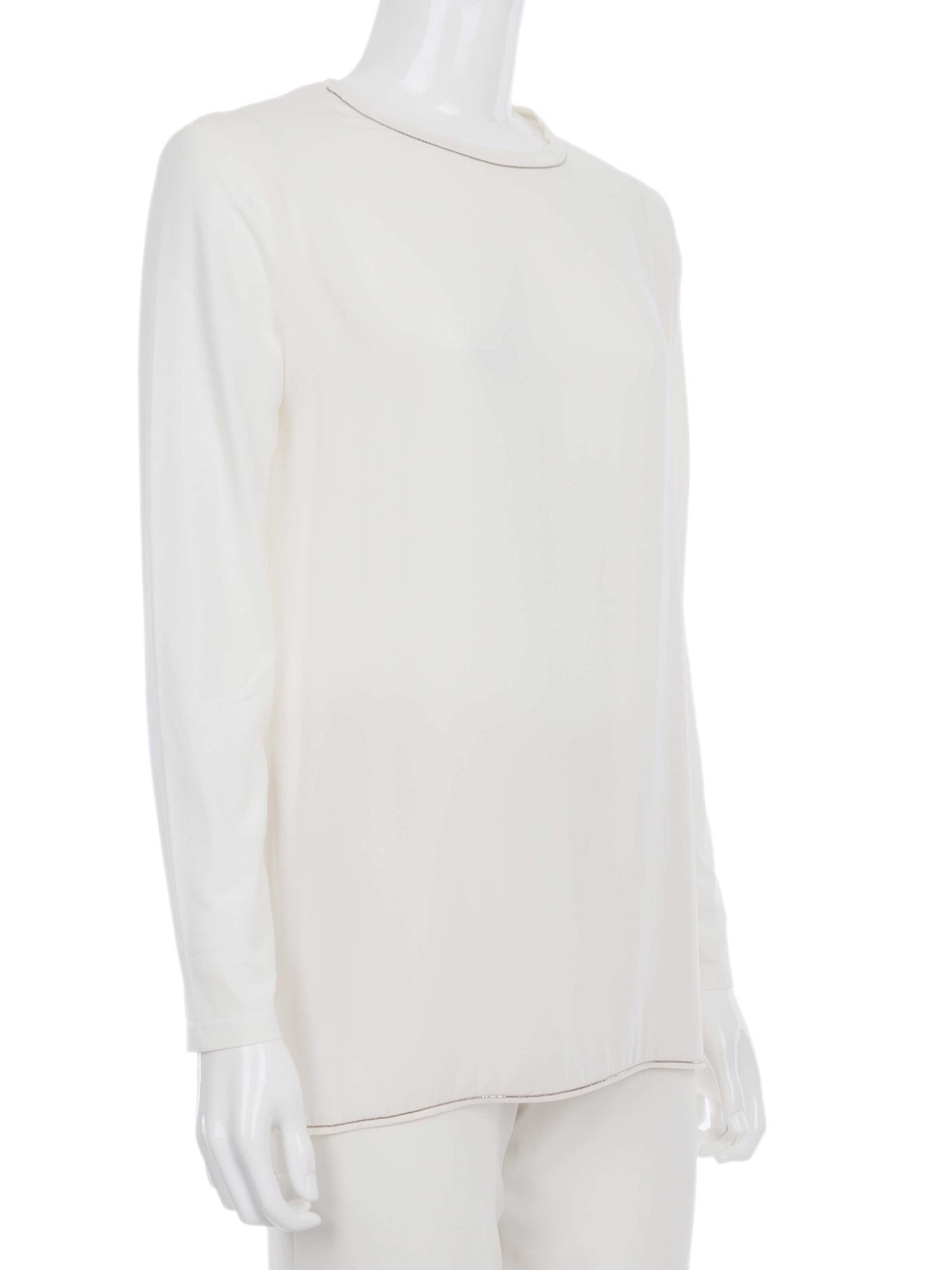 Bayan Beyaz FABIANA FILIPPI BLUZ