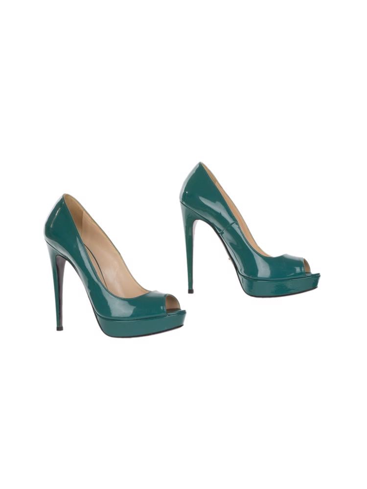 Bayan Yeşil PRADA AYAKKABI