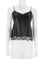 Bayan Siyah THE KOOPLES DERİ BLUZ