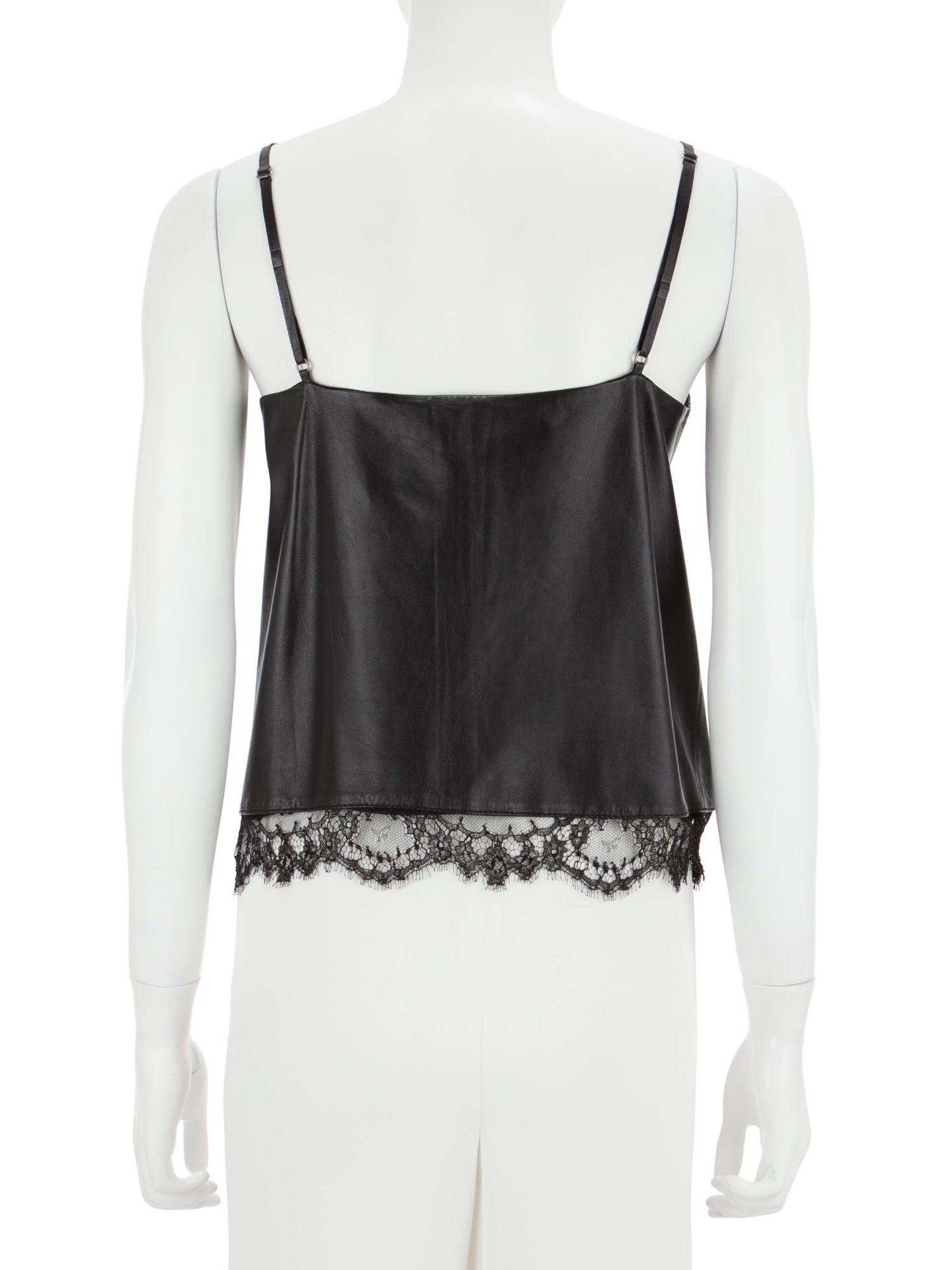 Bayan Siyah THE KOOPLES DERİ BLUZ
