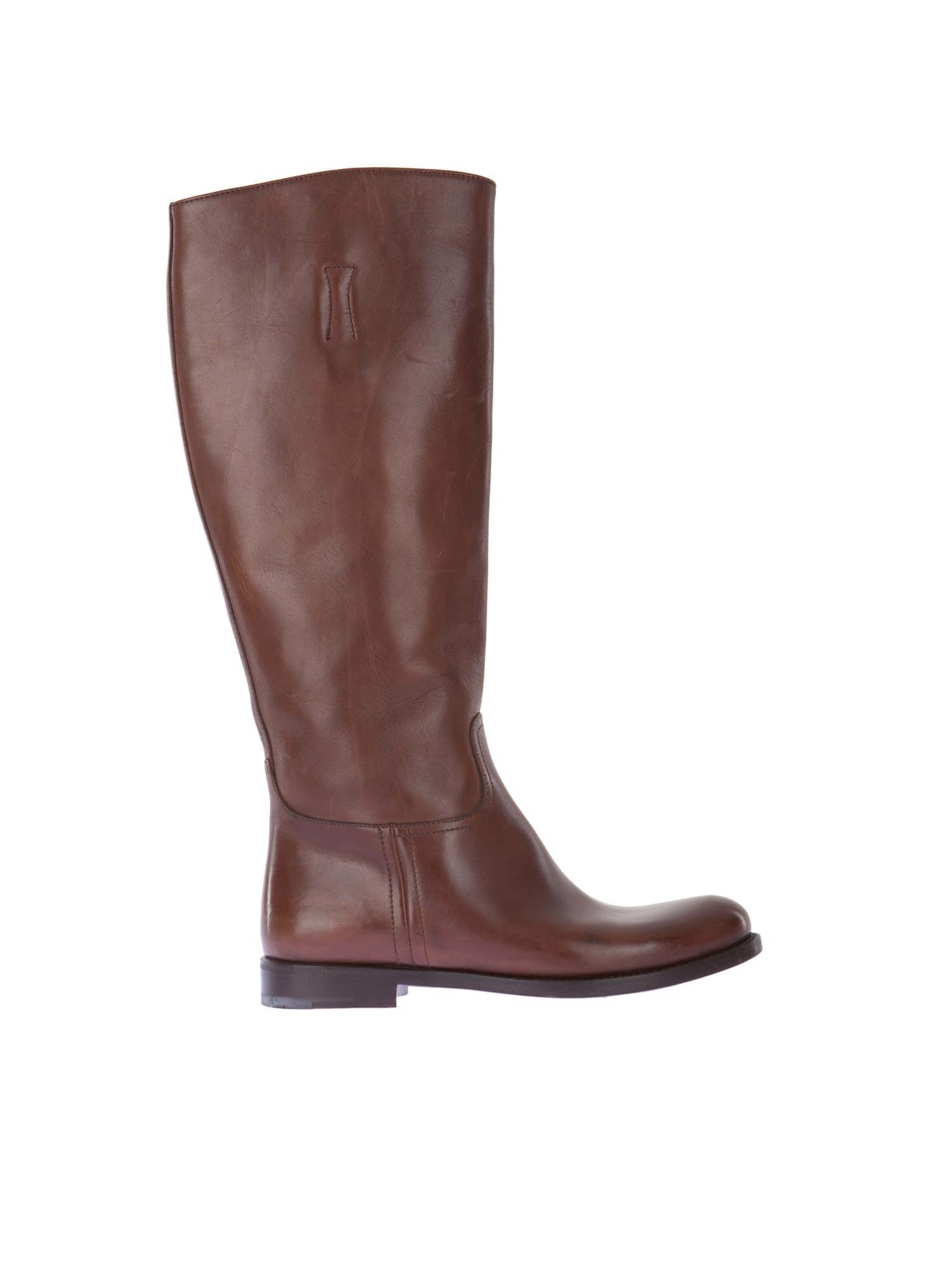 Bayan Kahve PRADA ÇİZME