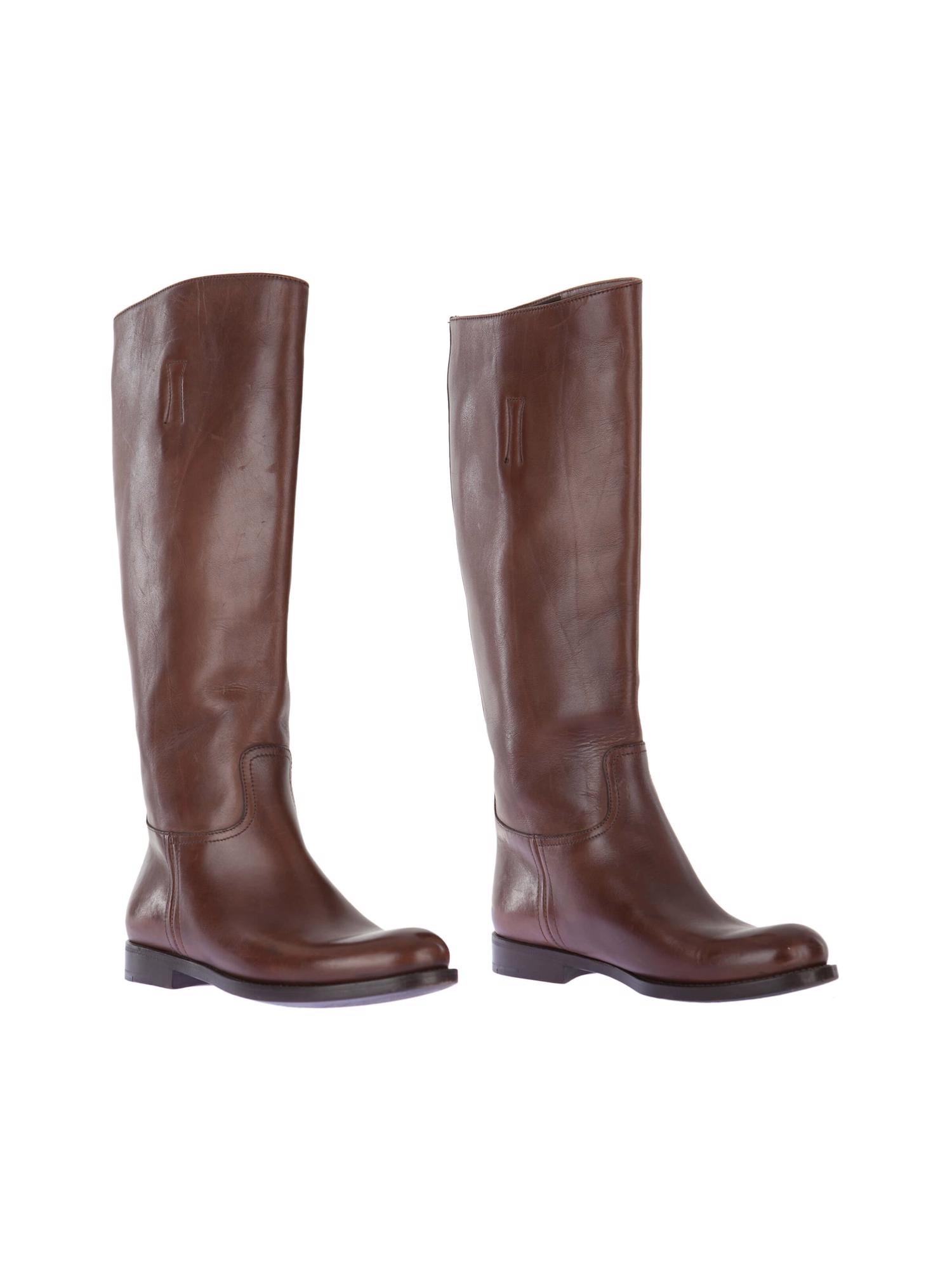 Bayan Kahve PRADA ÇİZME