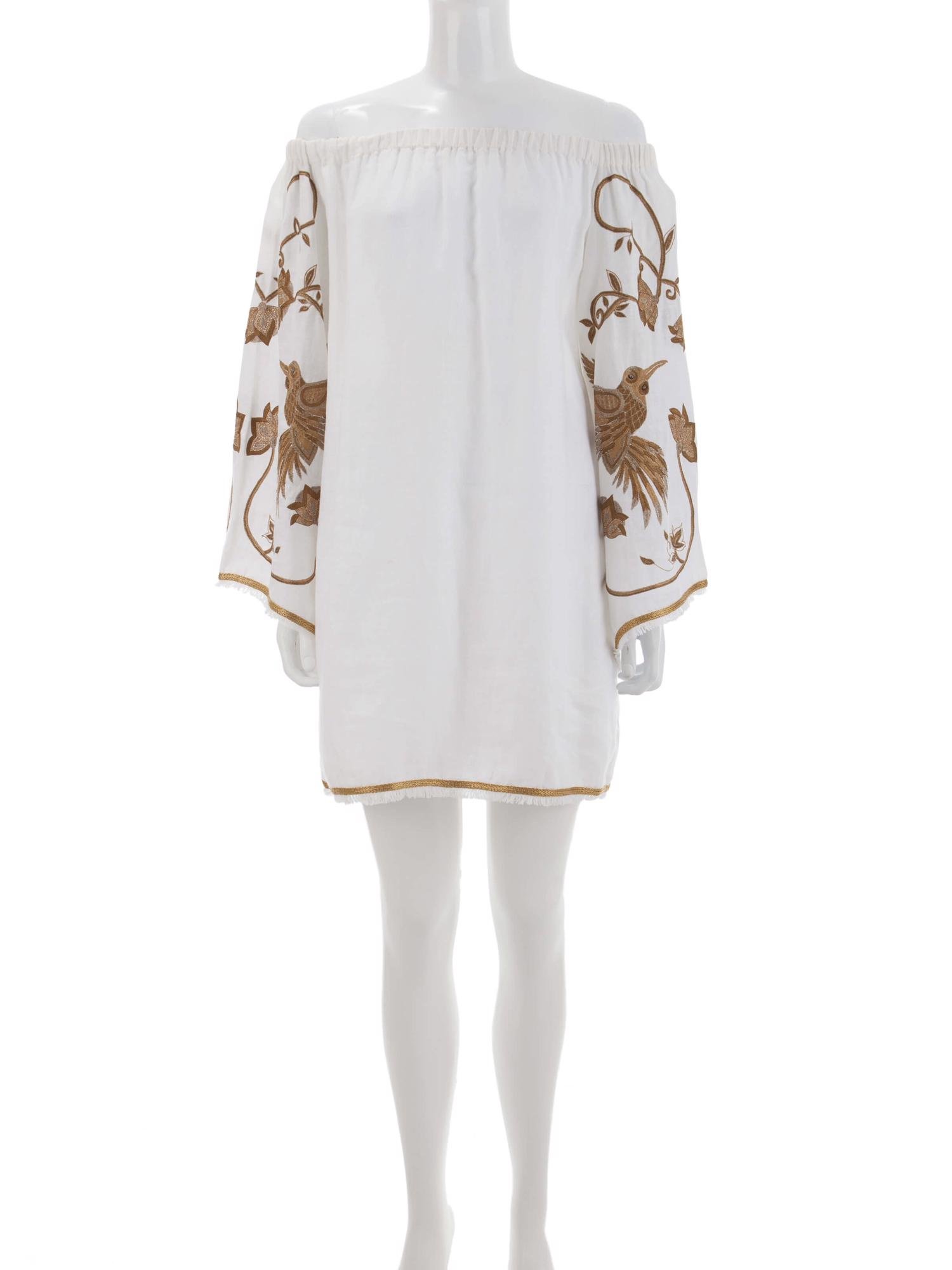 Bayan Beyaz TASHIA ELBİSE / TUNİK