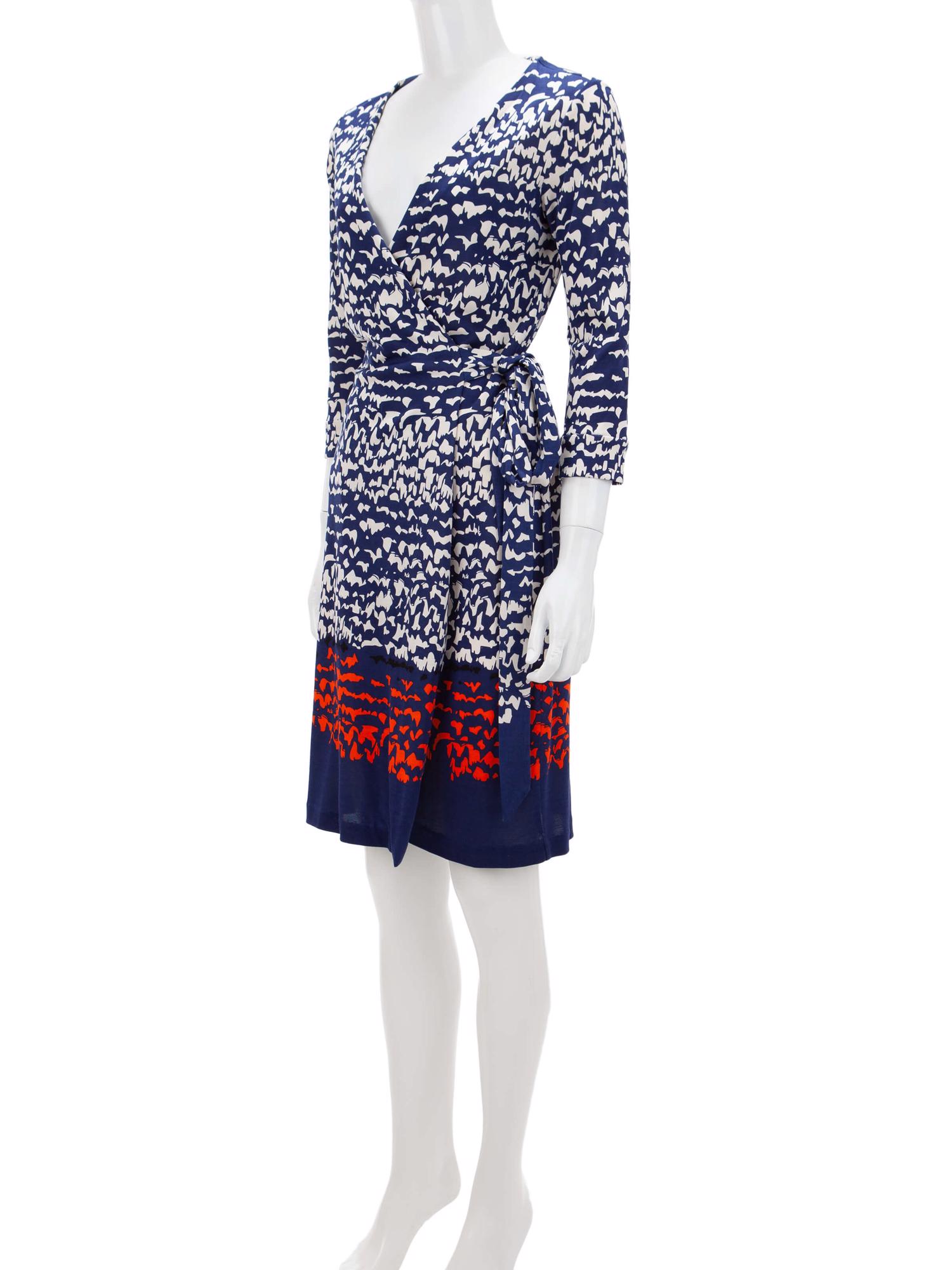 Bayan Lacivert DIANE VON FURSTENBERG ELBİSE