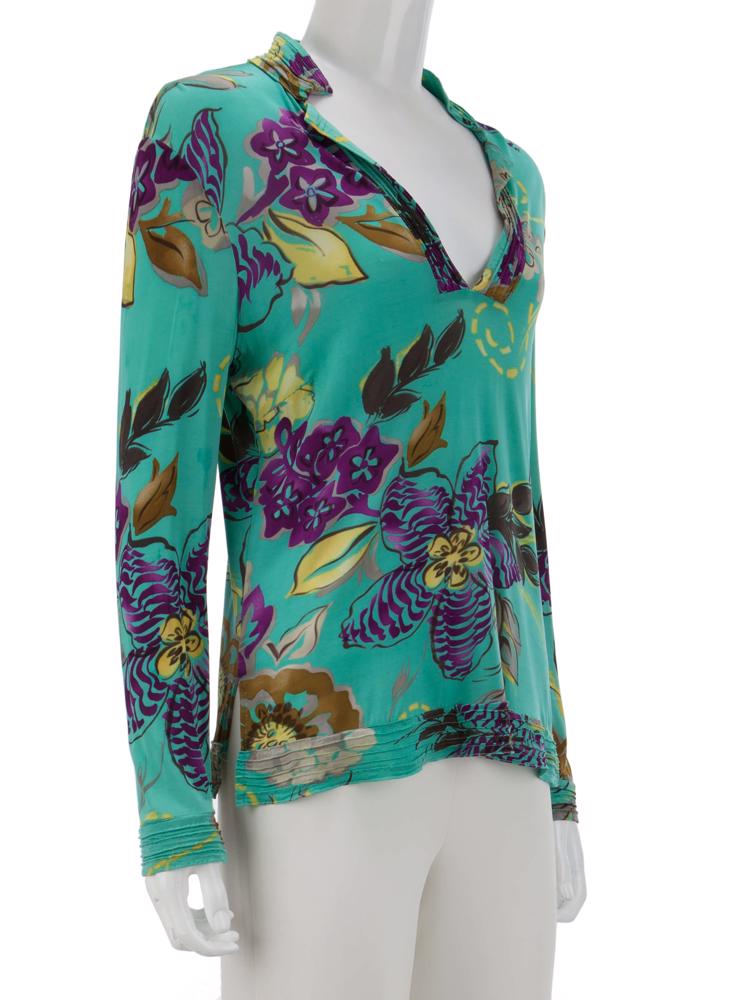 Bayan Yeşil ETRO BLUZ