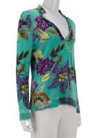 Bayan Yeşil ETRO BLUZ