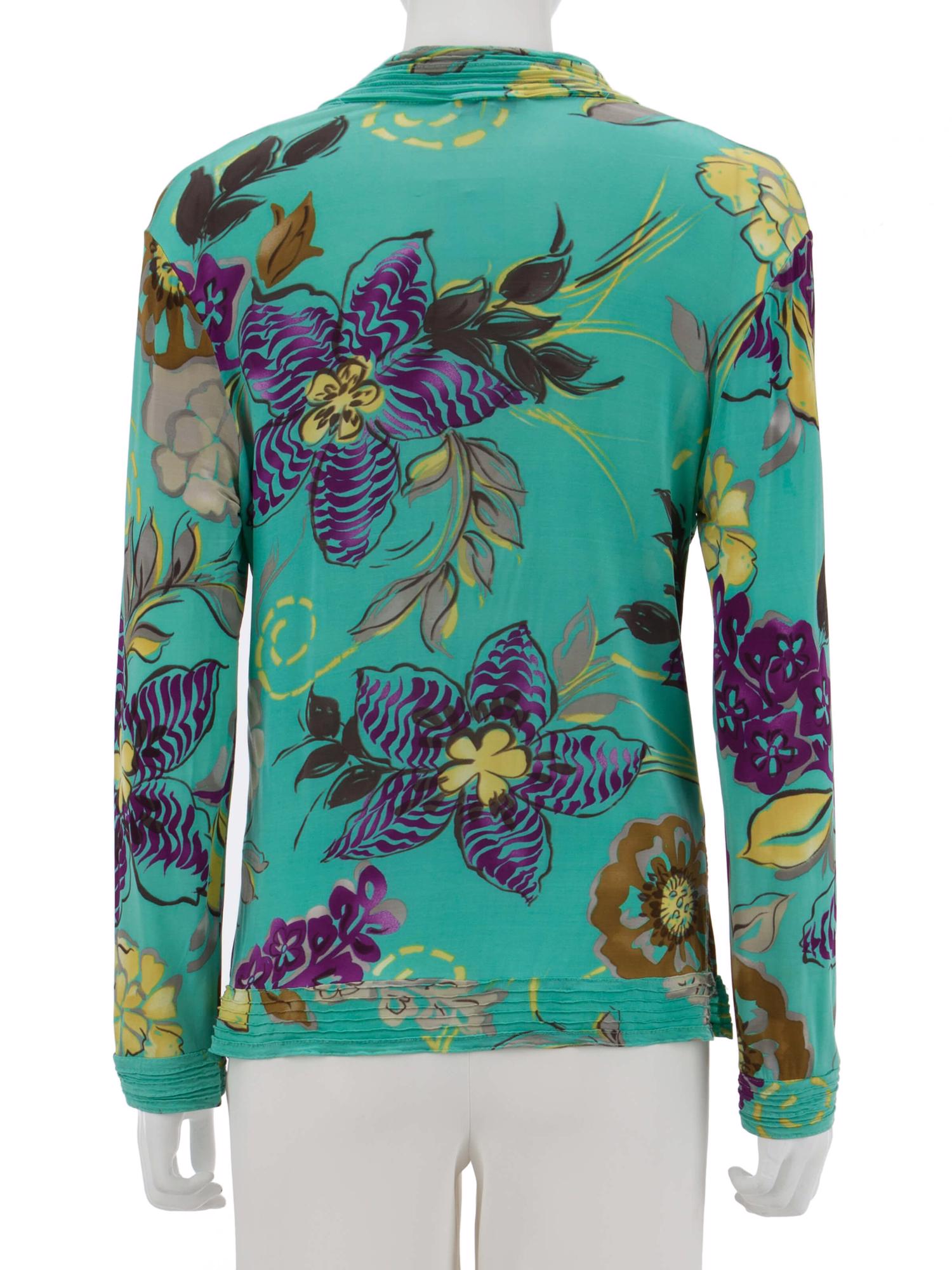 Bayan Yeşil ETRO BLUZ