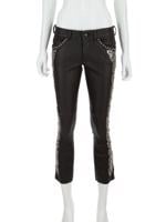 Bayan Gri ISABEL MARANT DERİ PANTOLON