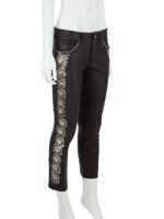 Bayan Gri ISABEL MARANT DERİ PANTOLON