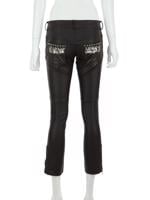 Bayan Gri ISABEL MARANT DERİ PANTOLON