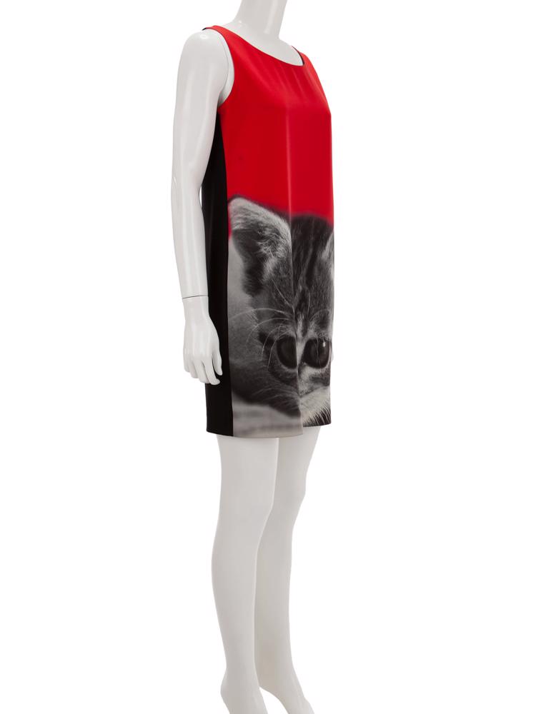 Bayan Kırmızı MOSCHINO ELBİSE