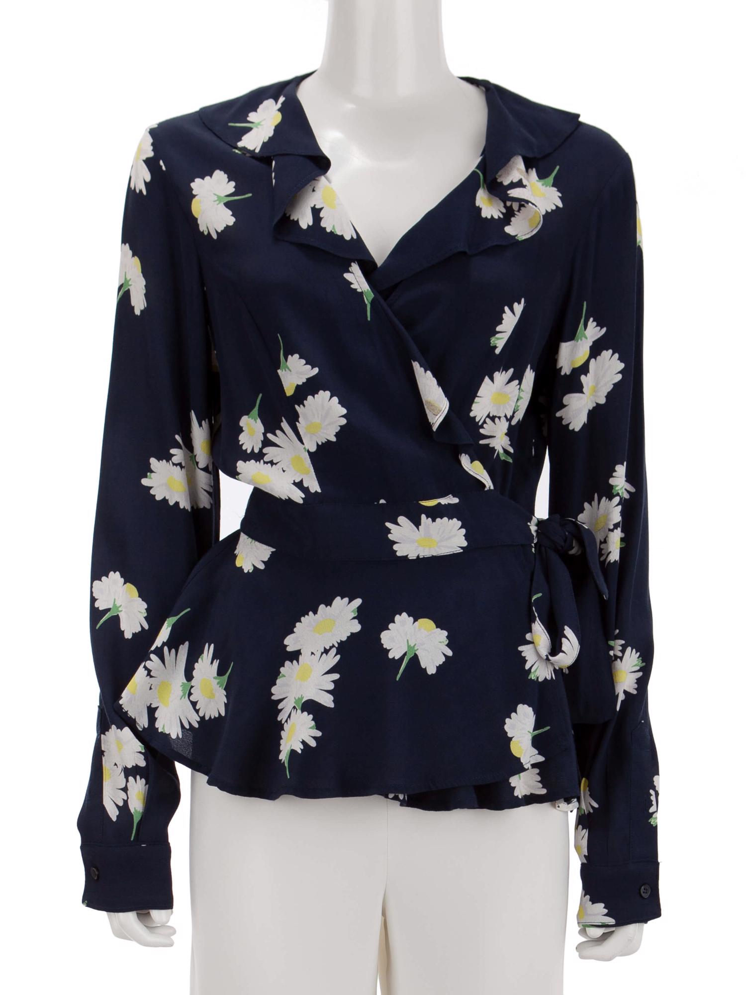 Bayan Lacivert GANNI BLUZ