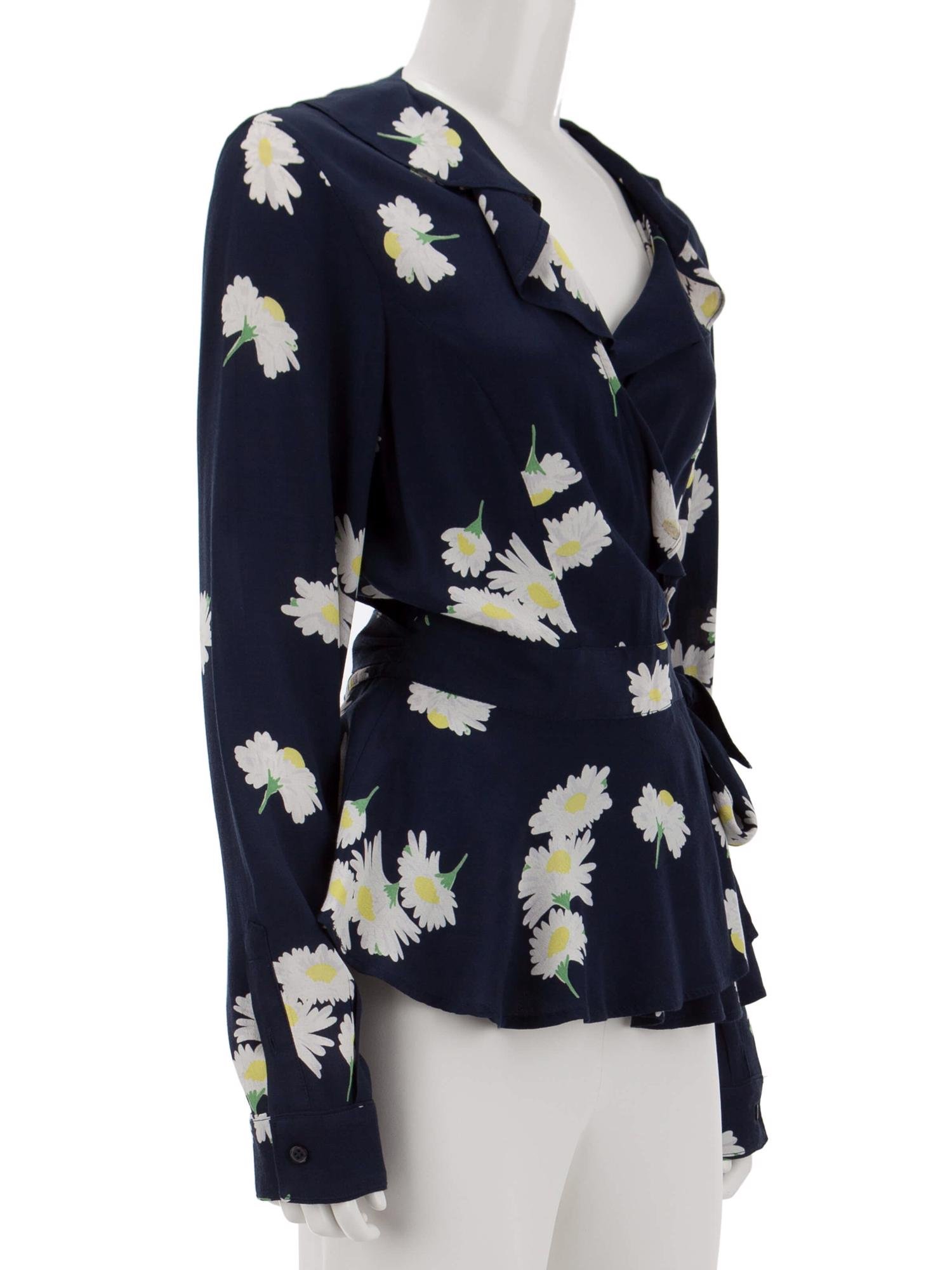 Bayan Lacivert GANNI BLUZ