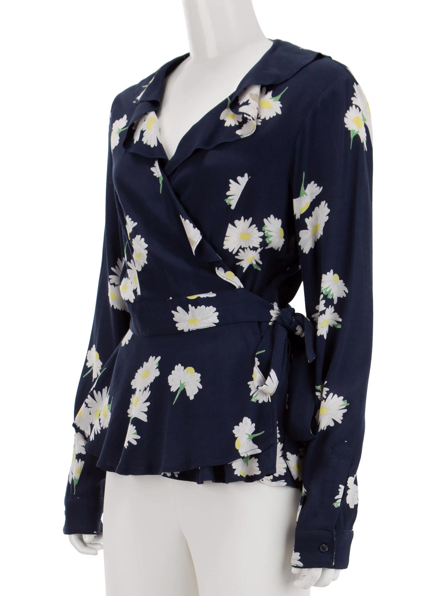 Bayan Lacivert GANNI BLUZ