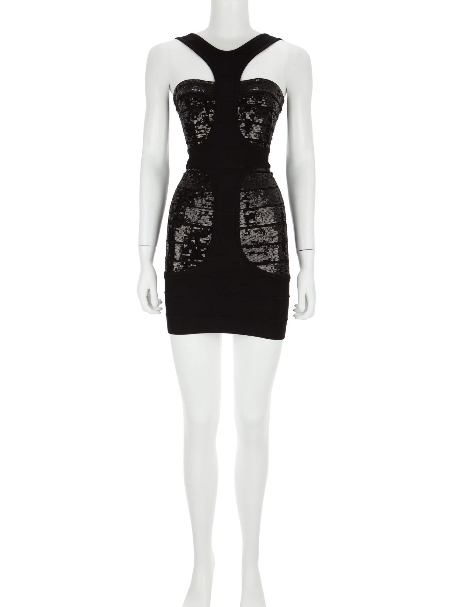 Bayan Siyah HERVE LEGER ELBİSE