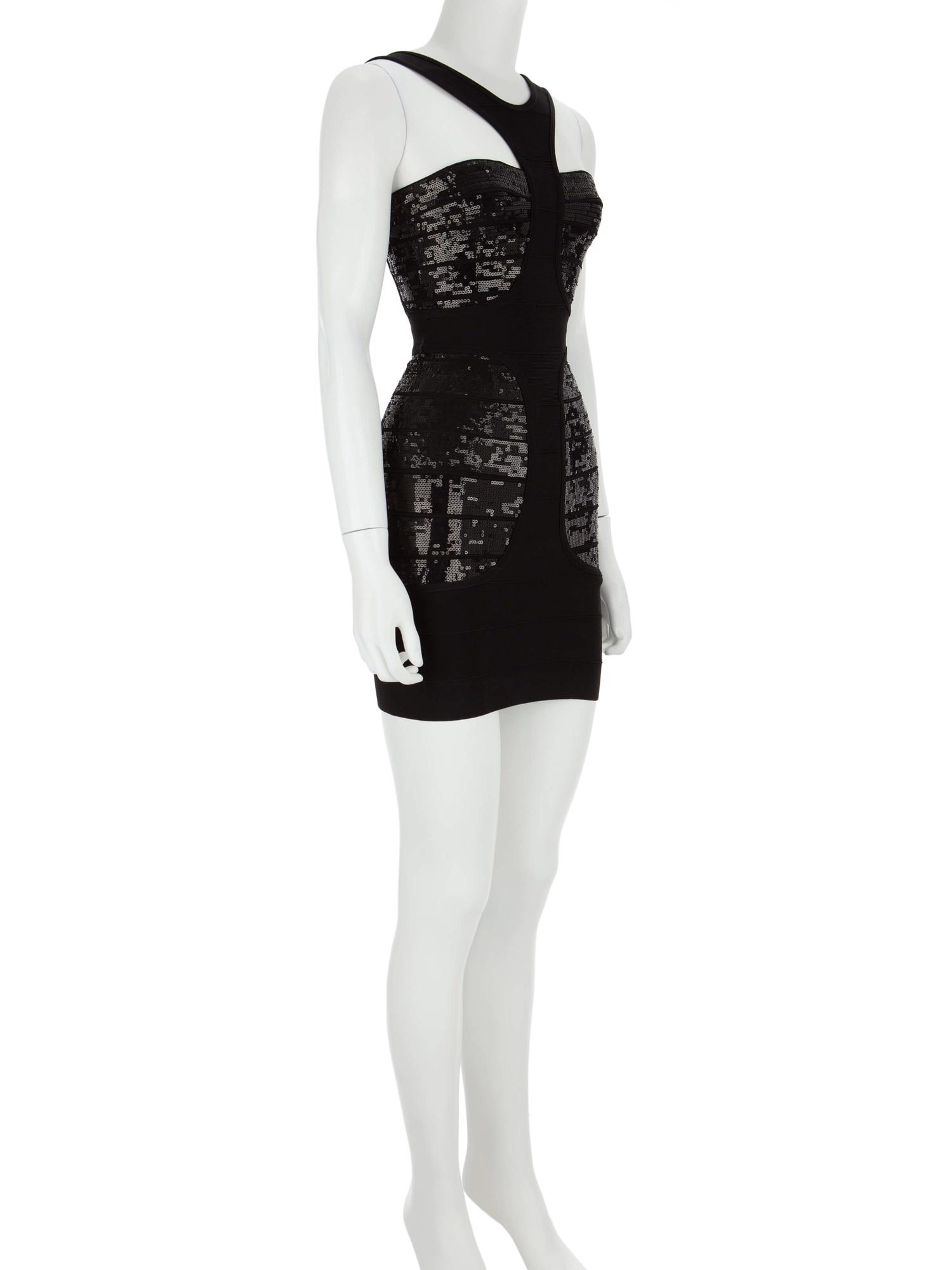 Bayan Siyah HERVE LEGER ELBİSE