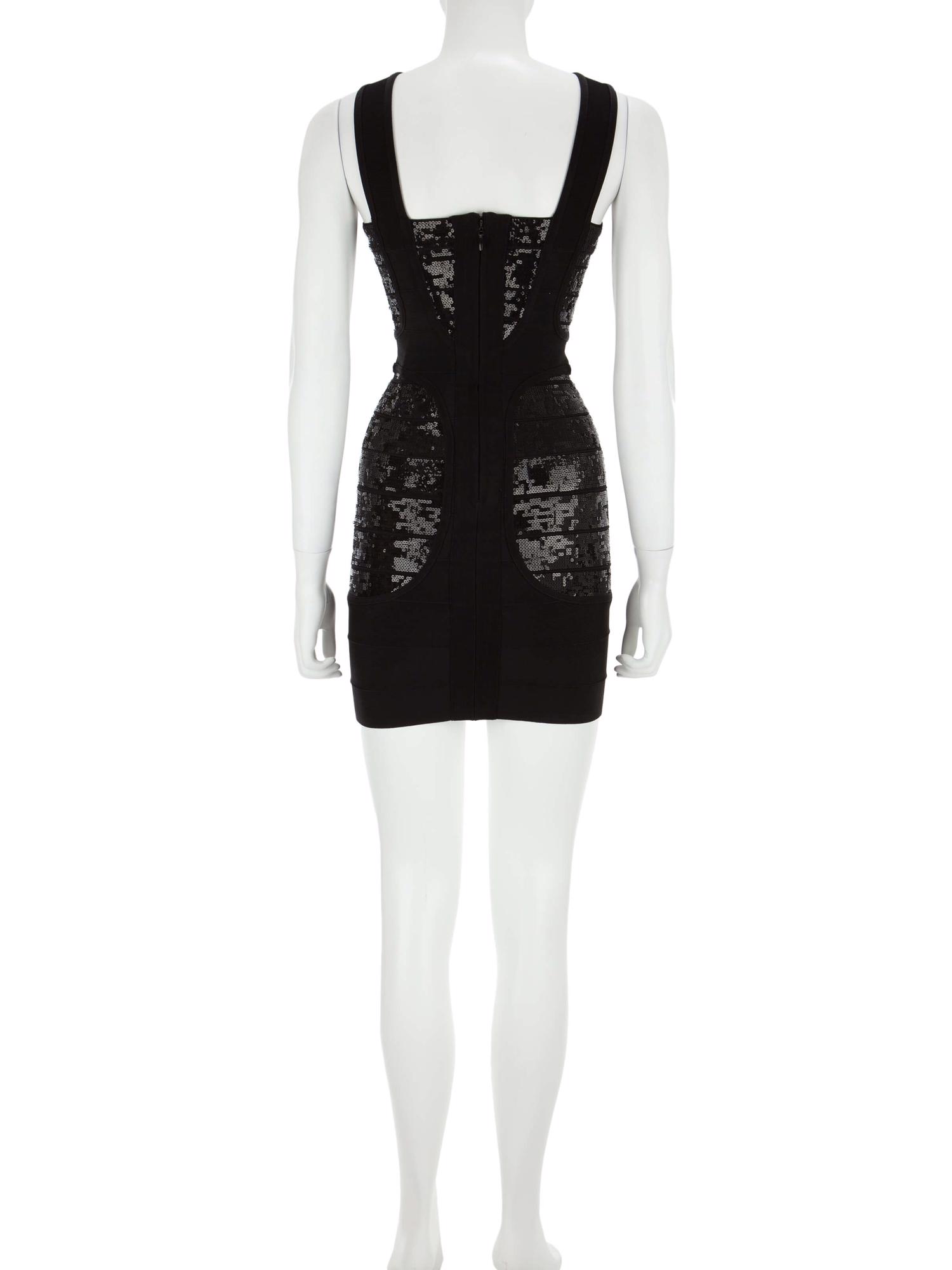 Bayan Siyah HERVE LEGER ELBİSE