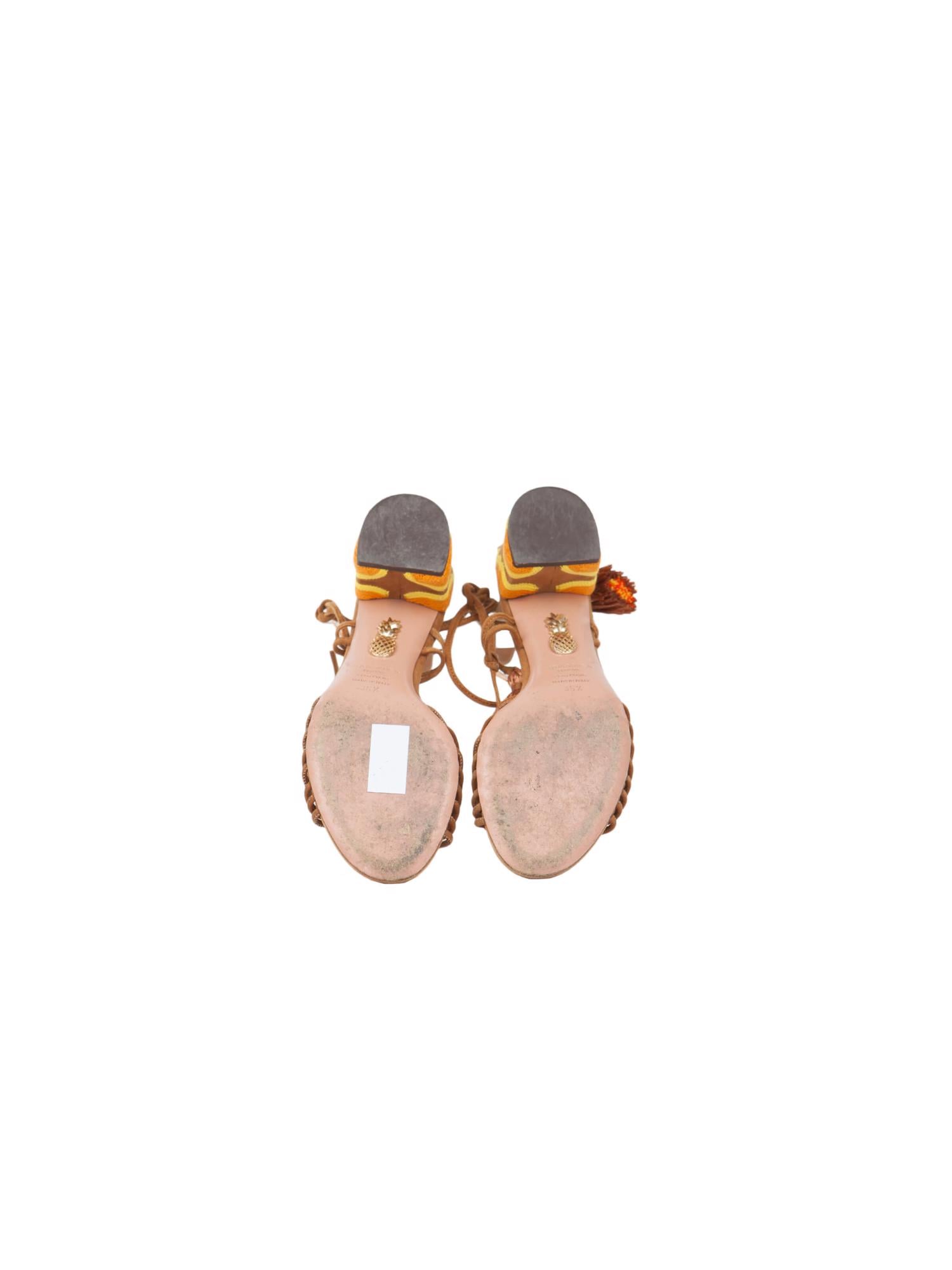 Bayan Kahve AQUAZZURA SANDALET