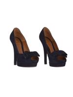 Bayan Lacivert FENDI AYAKKABI