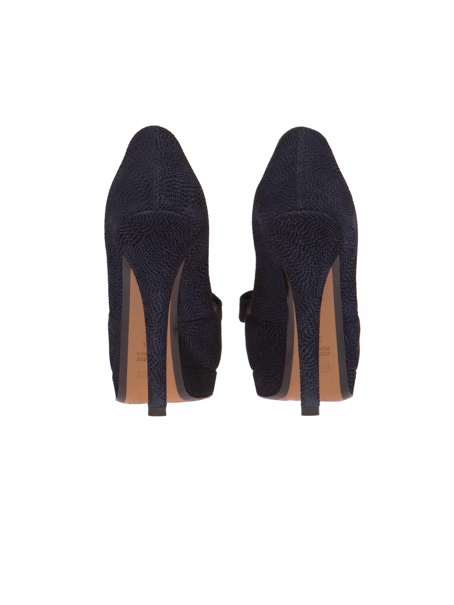 Bayan Lacivert FENDI AYAKKABI