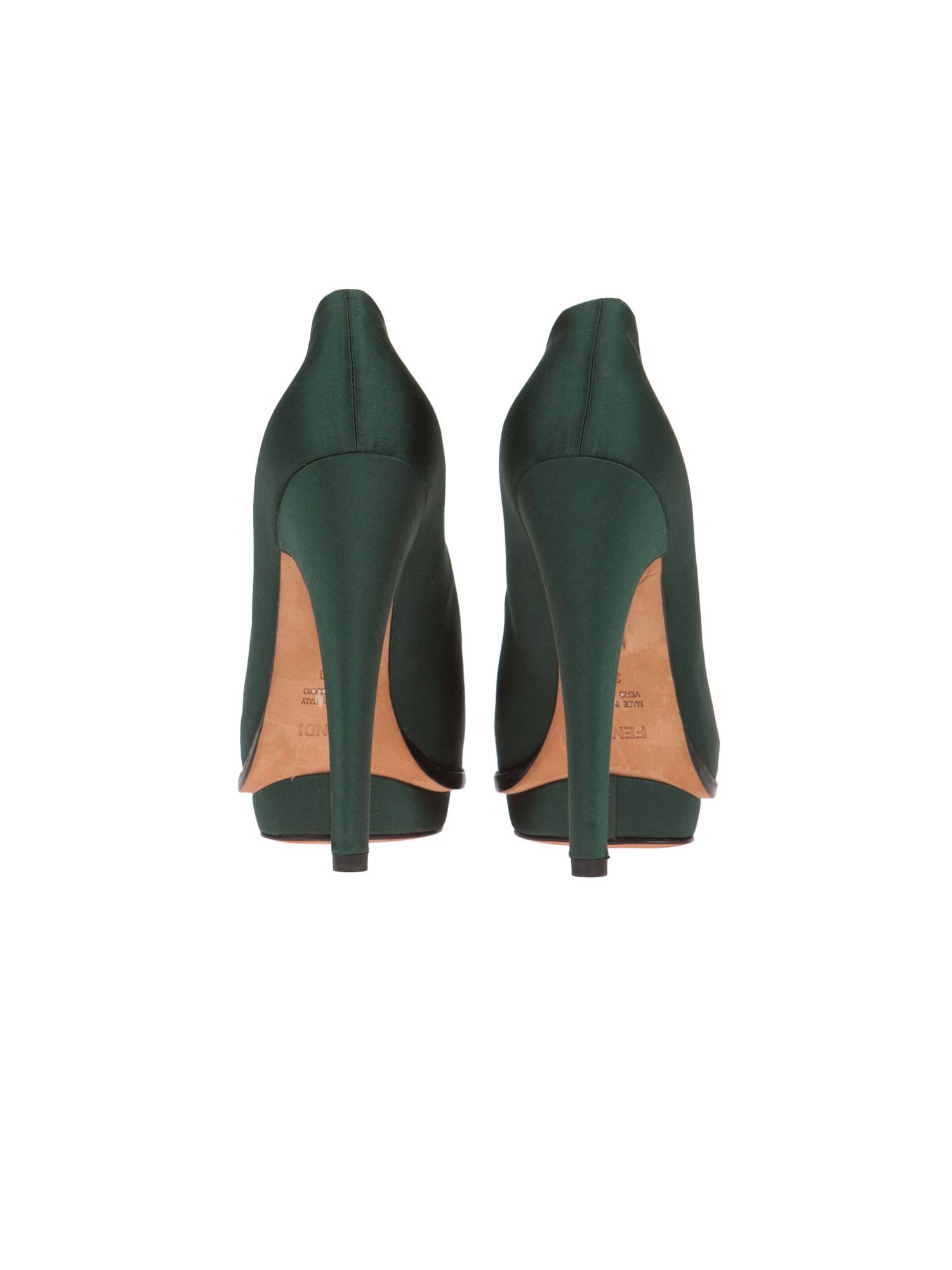 Bayan Yeşil FENDI AYAKKABI