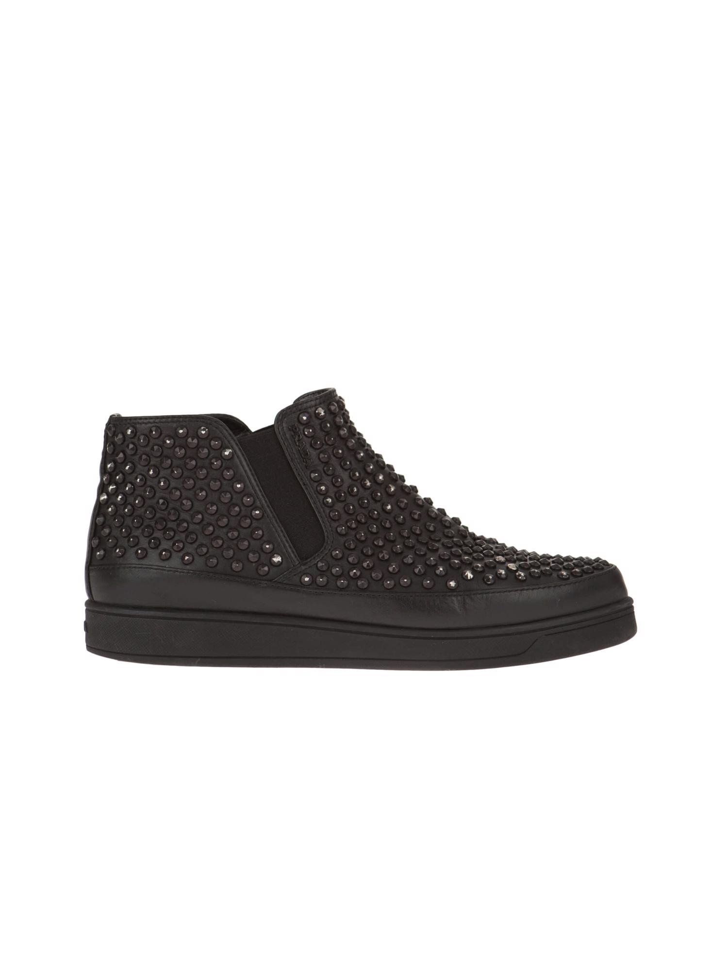 Bayan Siyah PRADA SNEAKER BOT