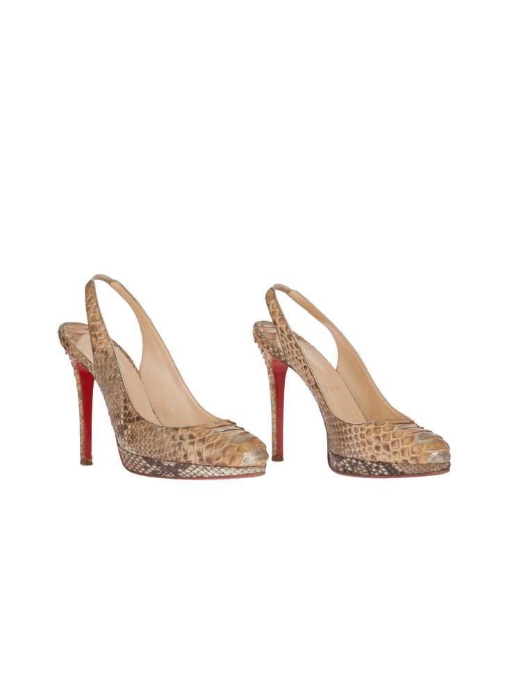 Bayan Bej CHRISTIAN LOUBOUTIN AYAKKABI