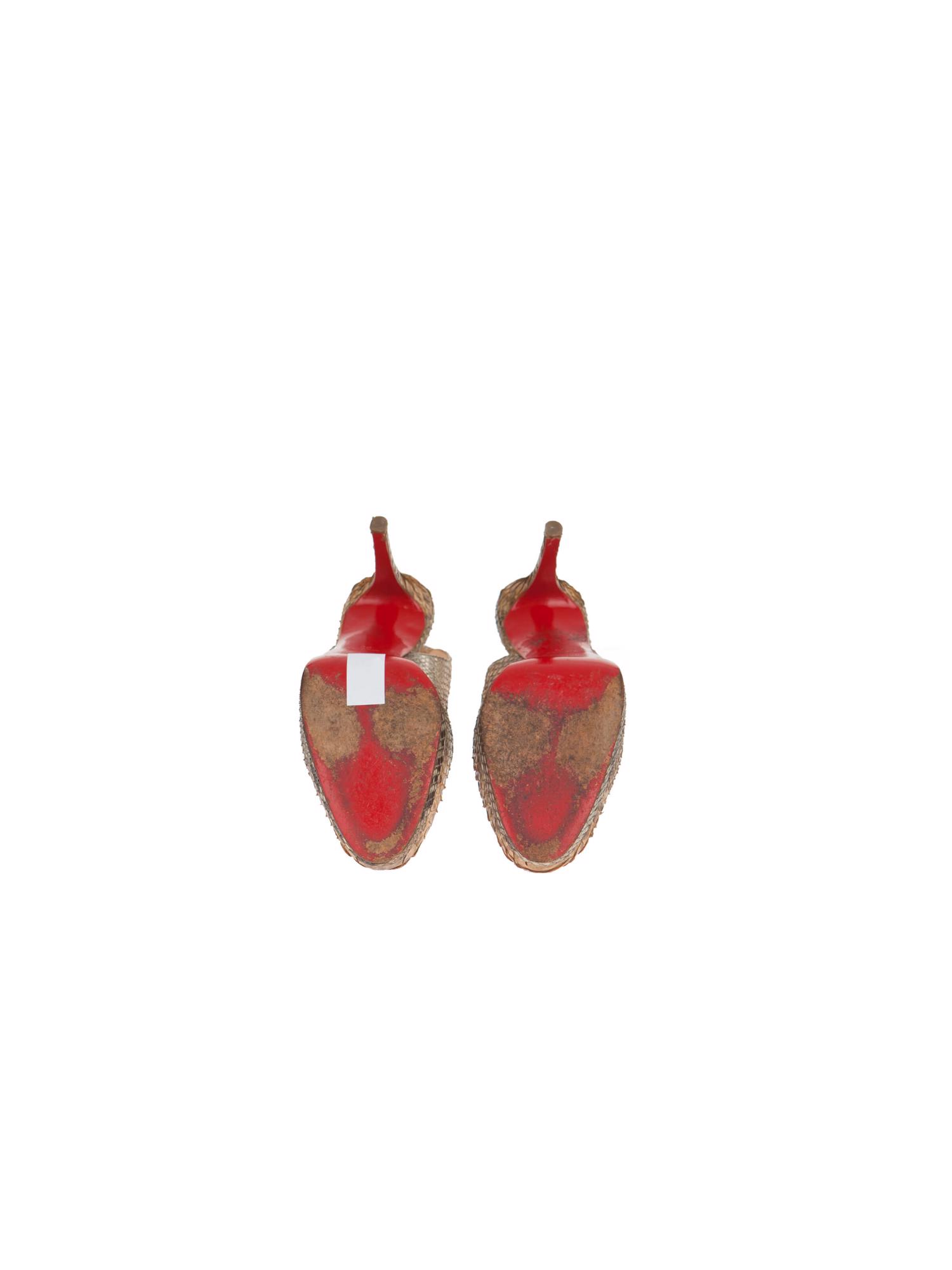 Bayan Bej CHRISTIAN LOUBOUTIN AYAKKABI