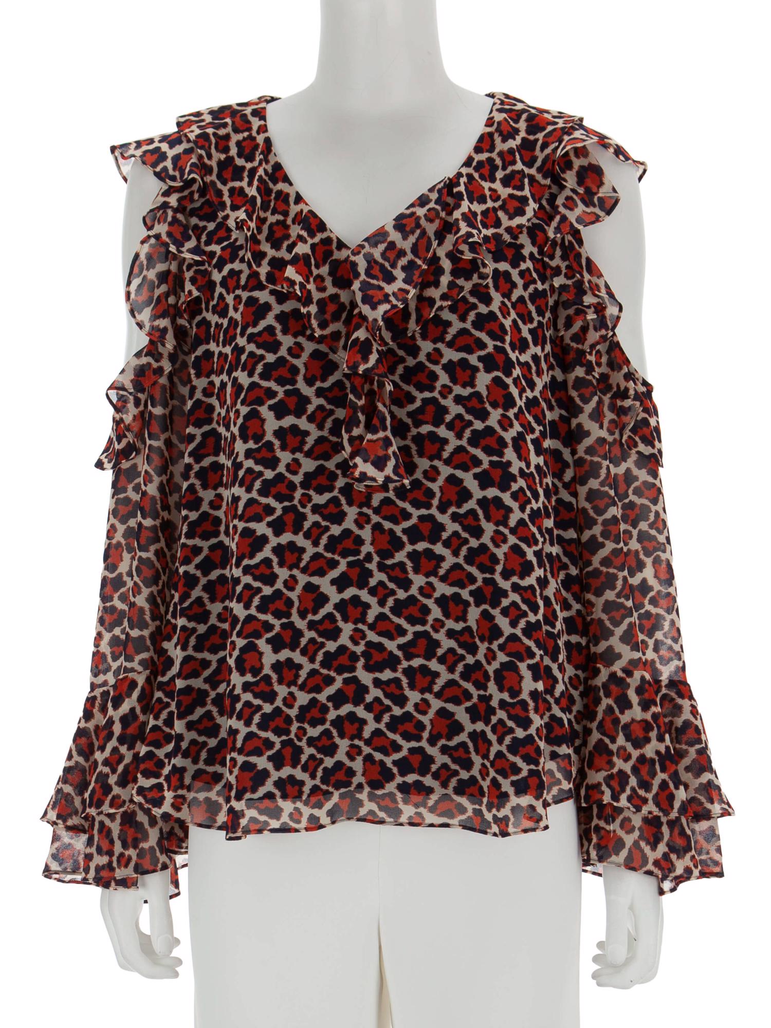 Bayan Kırmızı DIANE VON FURSTENBERG BLUZ