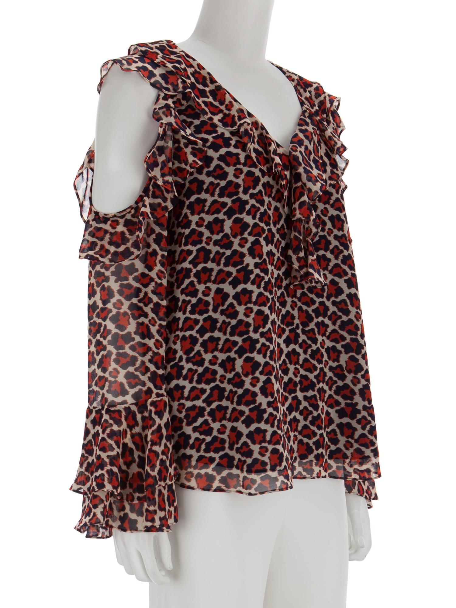 Bayan Kırmızı DIANE VON FURSTENBERG BLUZ