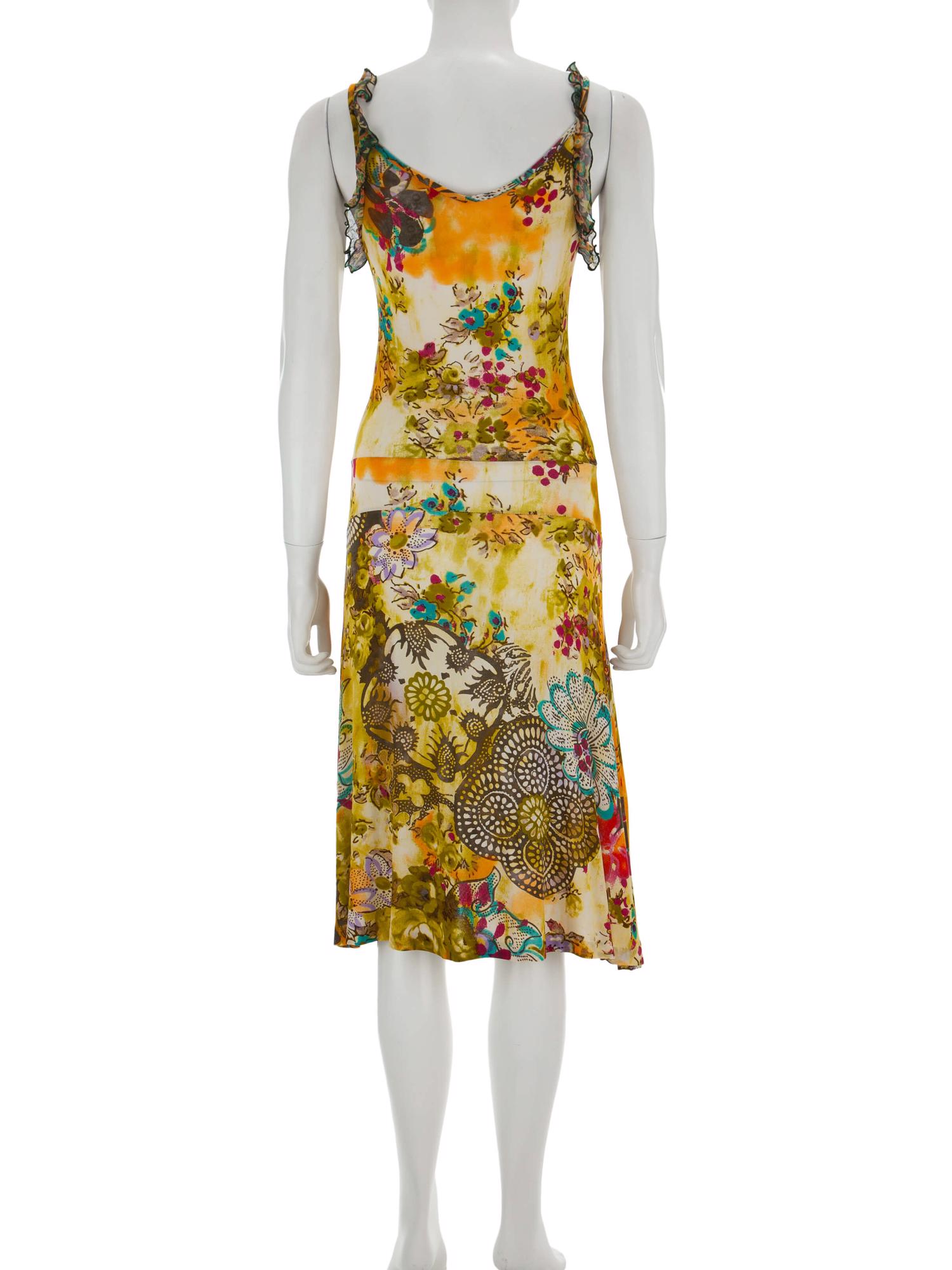 Bayan Yeşil ETRO ELBİSE