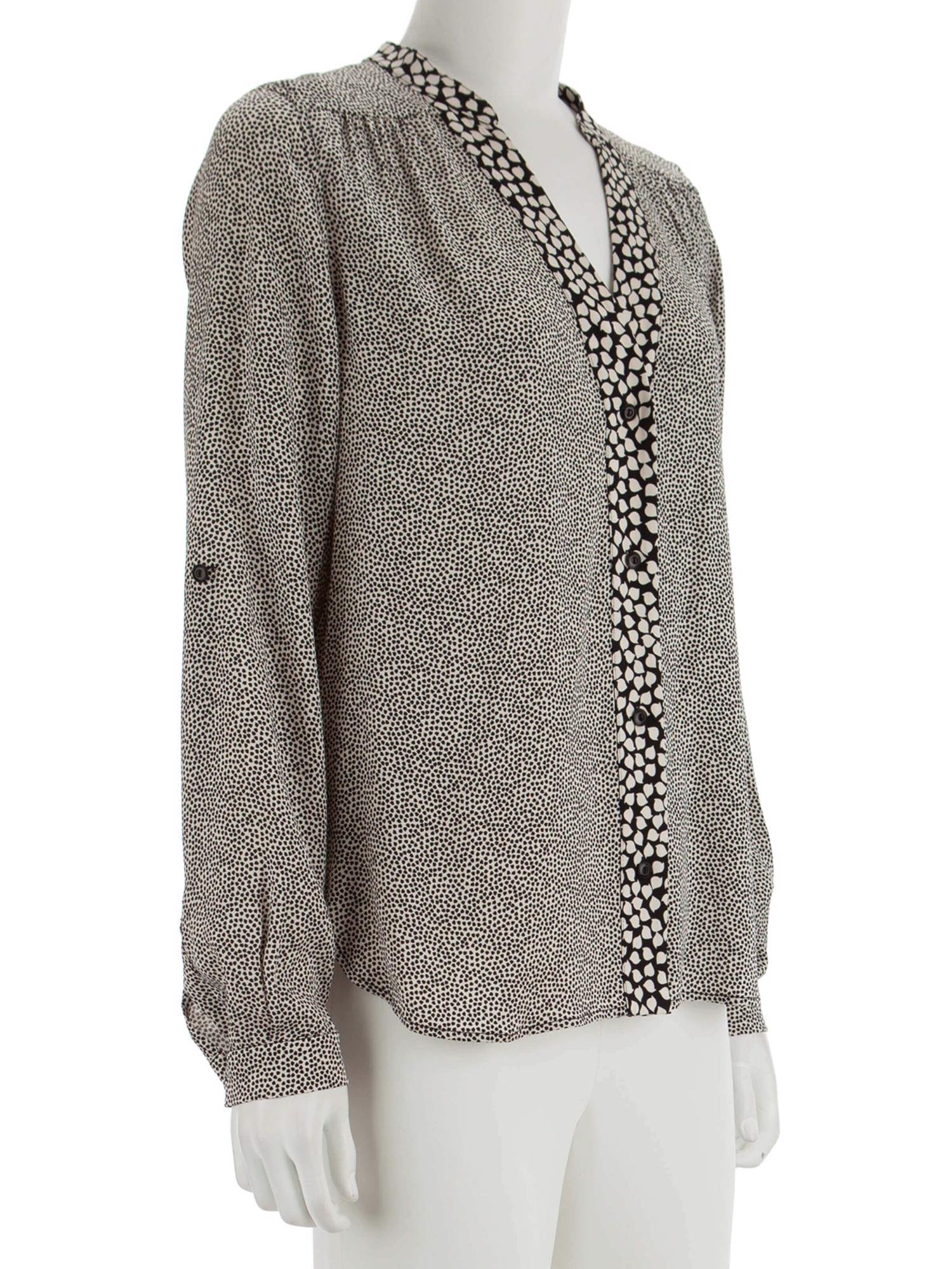 Bayan Krem DIANE VON FURSTENBERG GÖMLEK