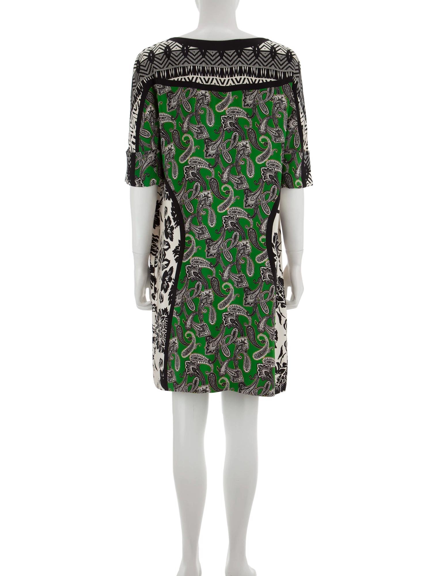 Bayan Yeşil ETRO ELBİSE