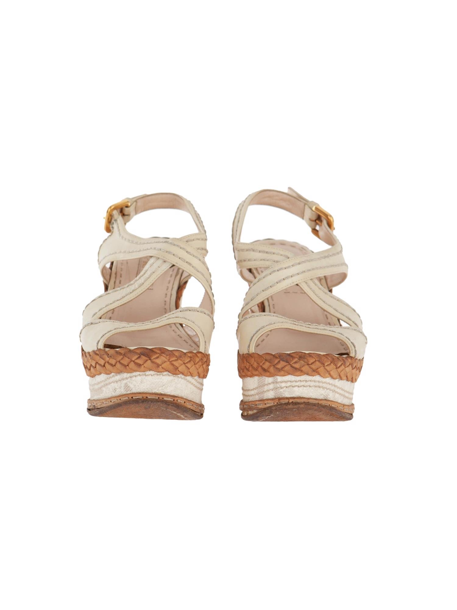 Bayan Krem PRADA AYAKKABI