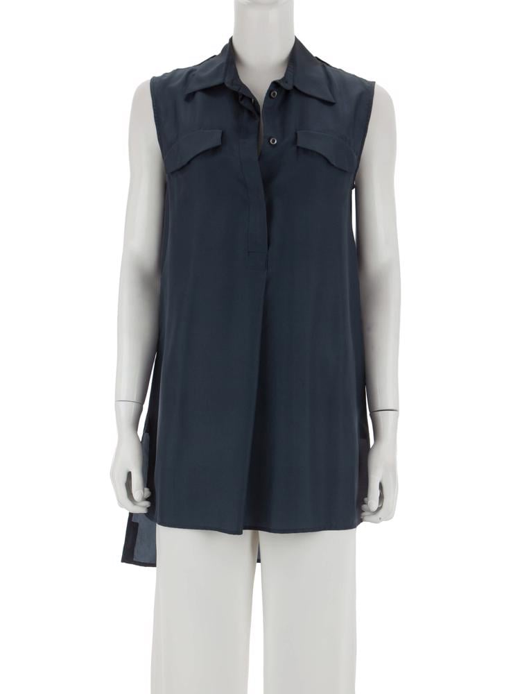 Bayan Mavi PRADA BLUZ