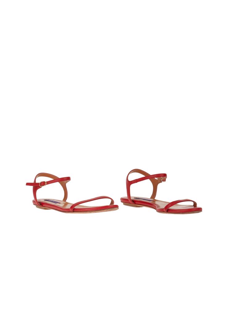 Bayan Kırmızı RALPH LAUREN SANDALET